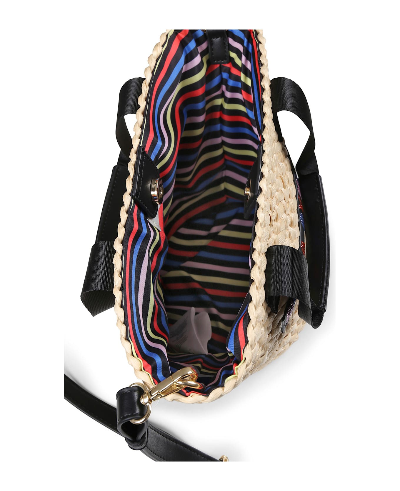 Rykiel Enfant Beige Bag For Girl With Logo - Beige