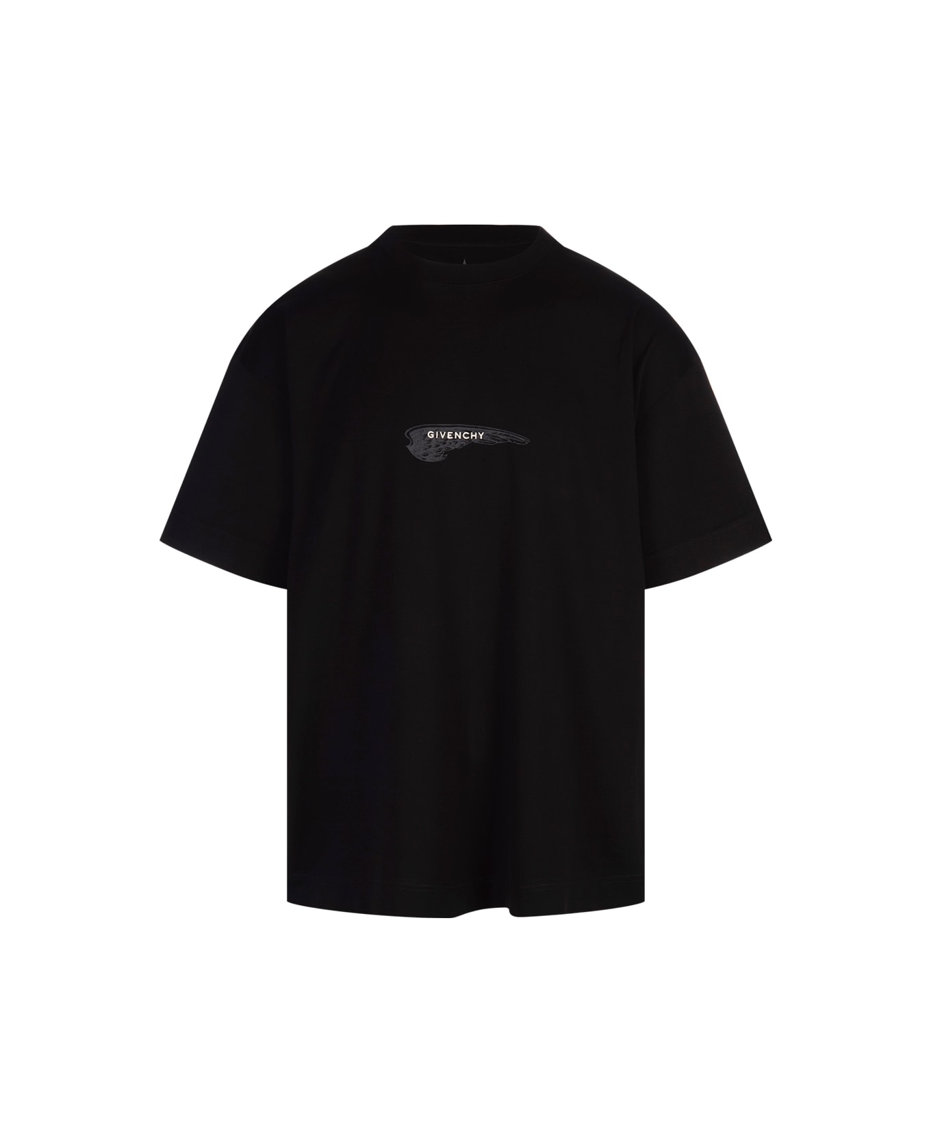 Givenchy Wings T-shirt In Black Cotton - Black