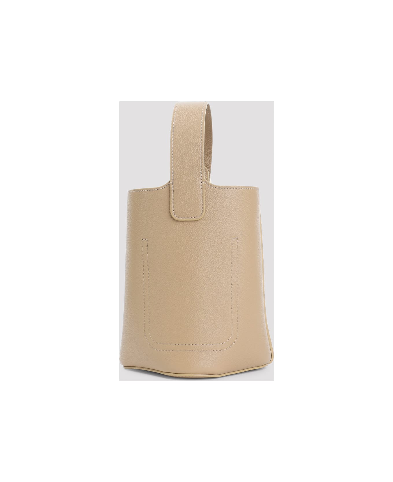 Loewe Pebble Bucket Mini Bag - Latte