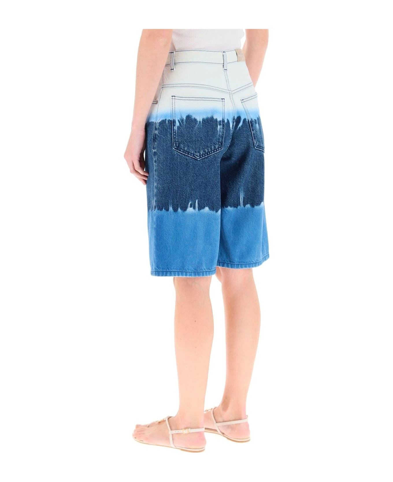 Alberta Ferretti Denim Shorts - Blue