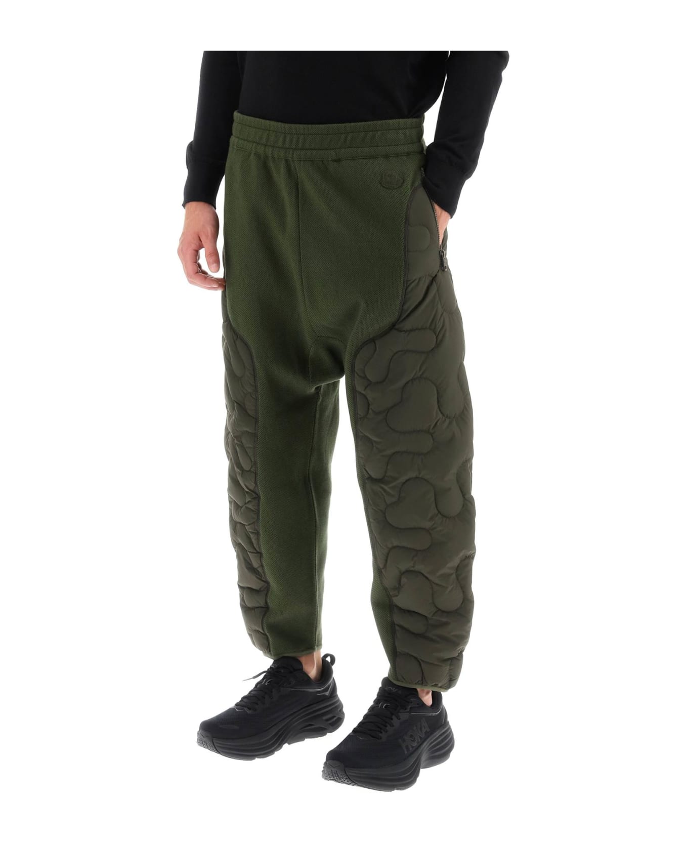 Moncler Genius Padded Pants - Green スウェットパンツ
