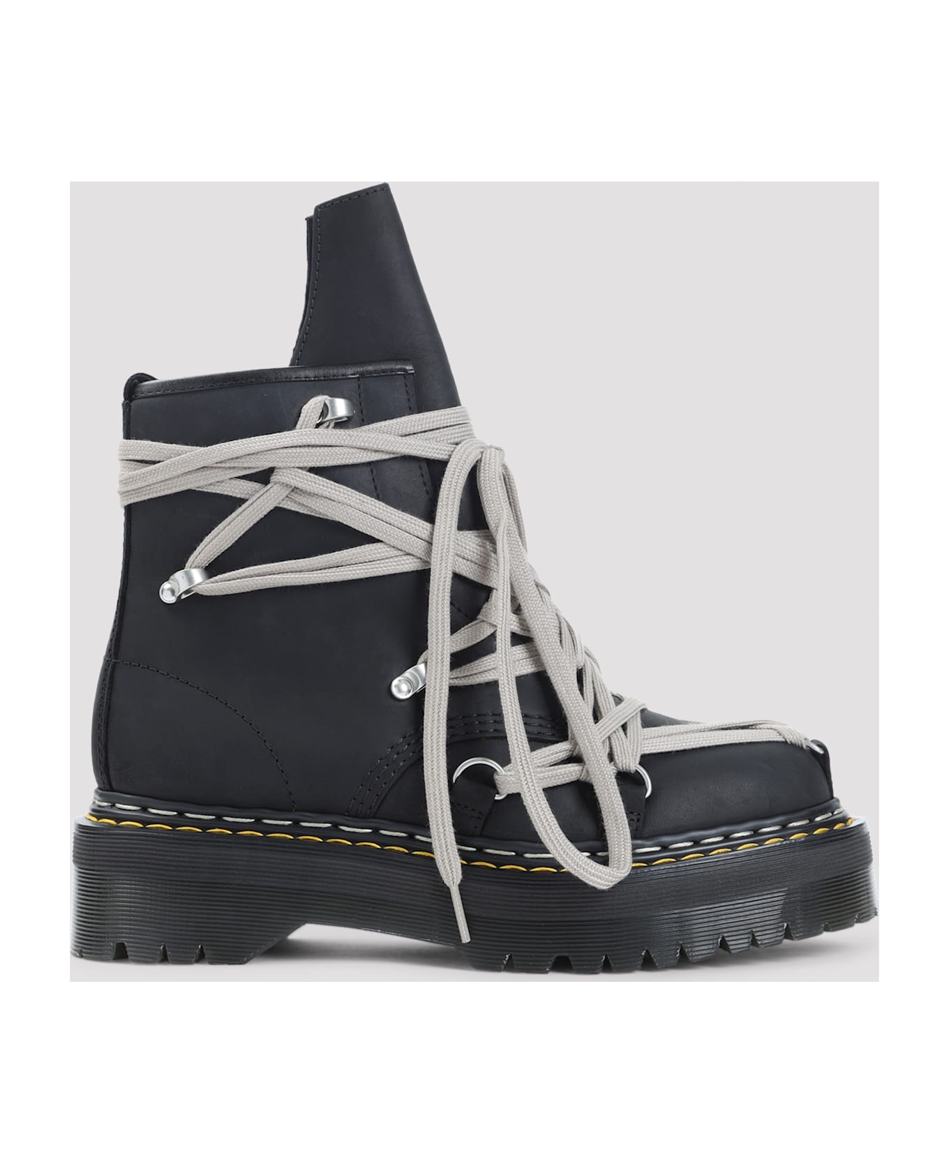 Rick Owens x Dr. Martens Leather Boots - Black
