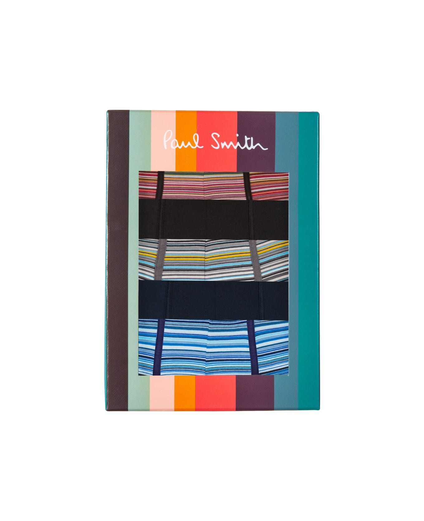 Paul Smith Pack Of Five Boxer Shorts - MULTICOLOUR