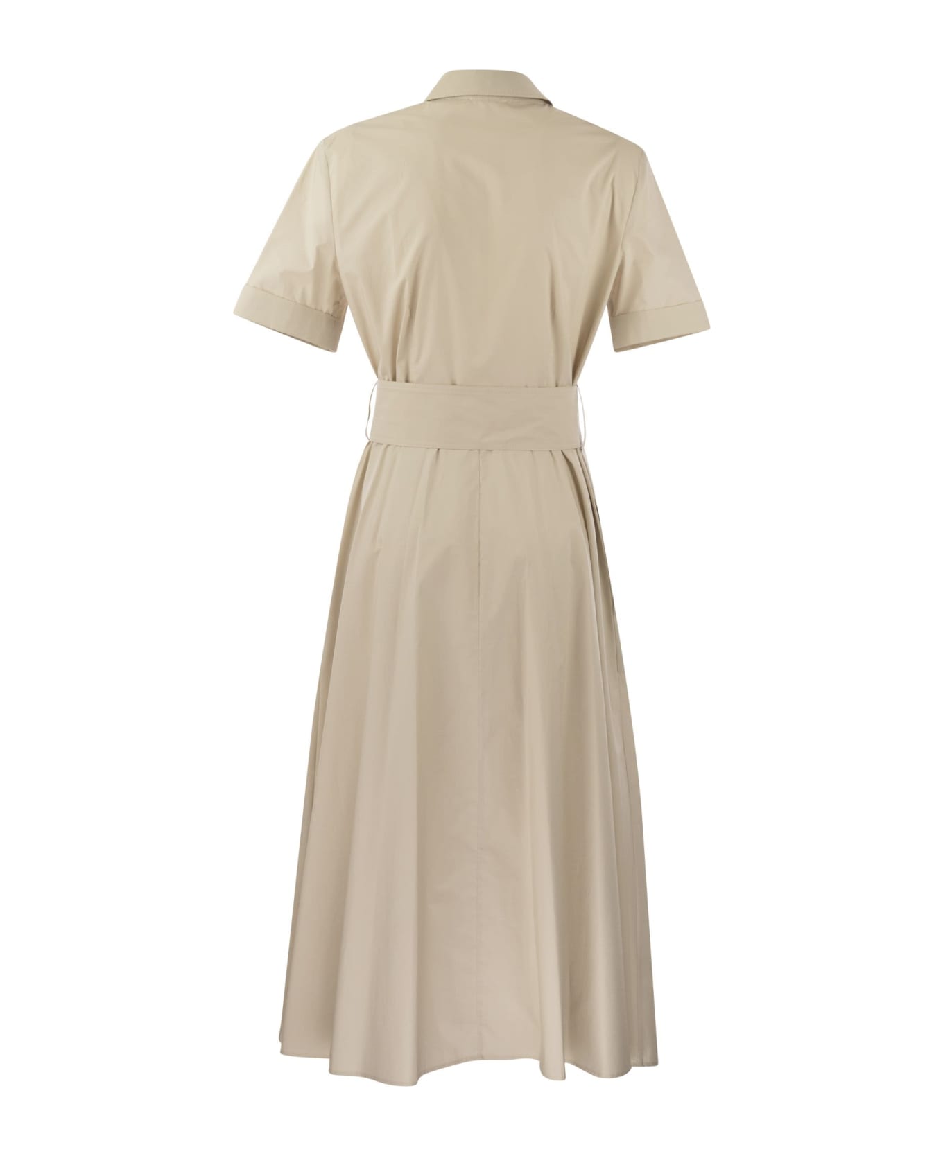 Woolrich Pure Cotton Poplin Chemisier Dress - Sand ワンピース＆ドレス