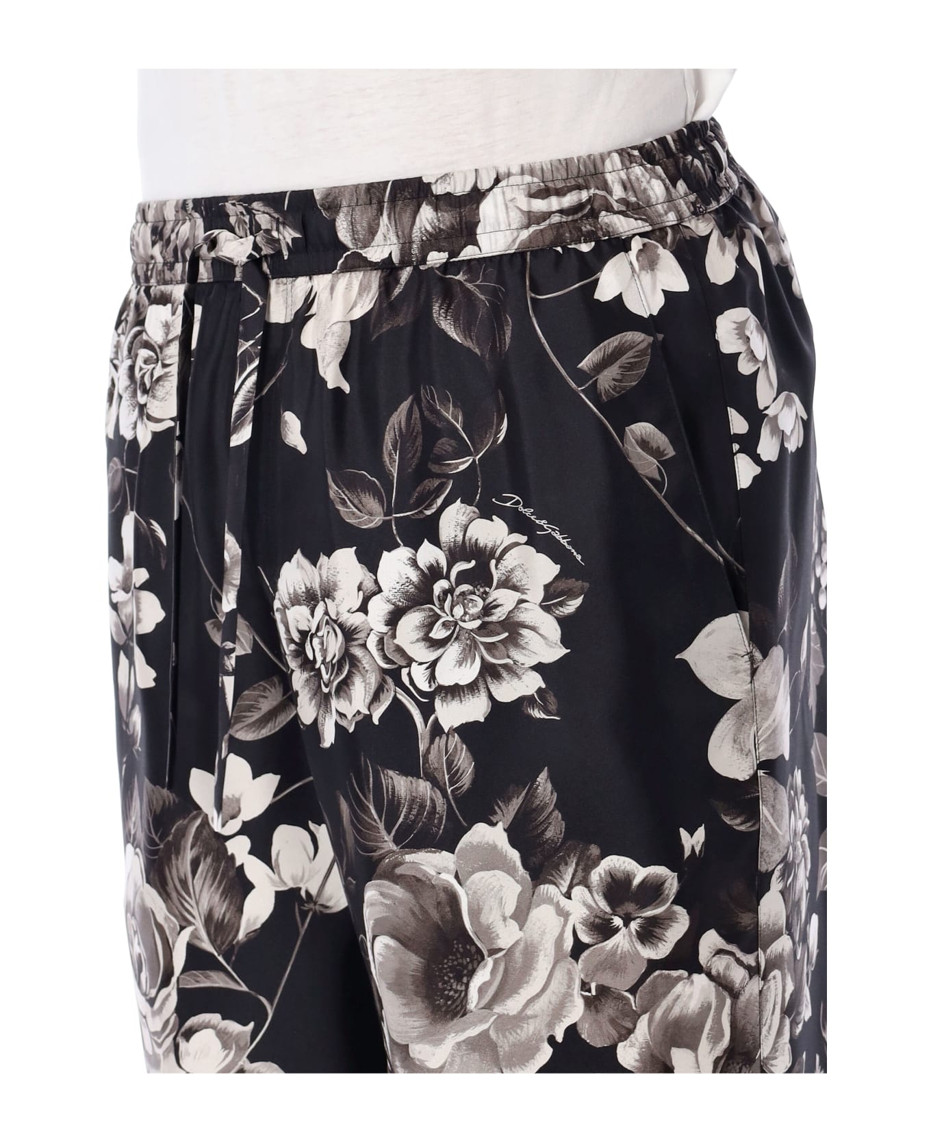 Dolce & Gabbana Bermuda Flowert - BLACK FIORI