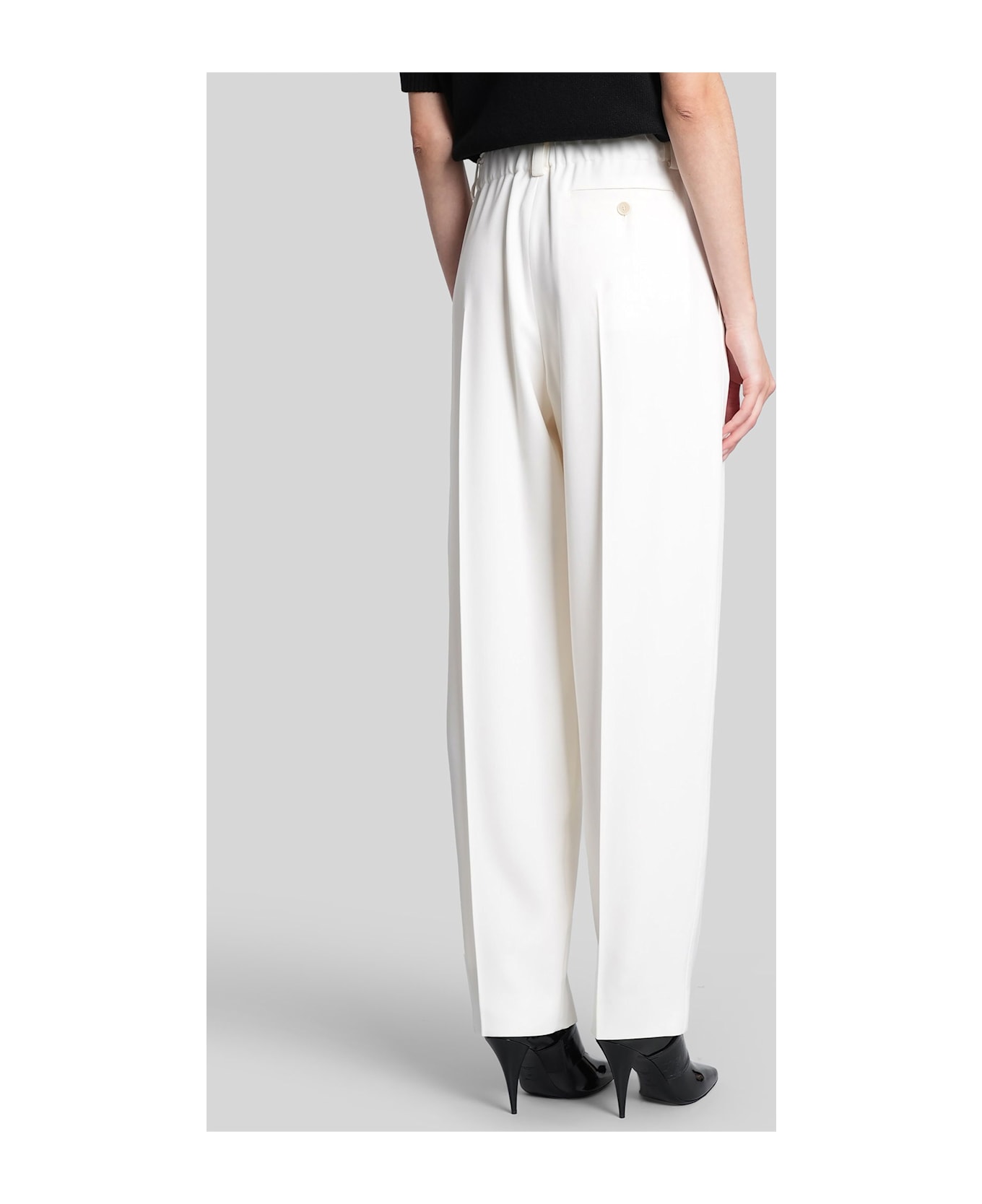 Givenchy Pants In White Wool - white