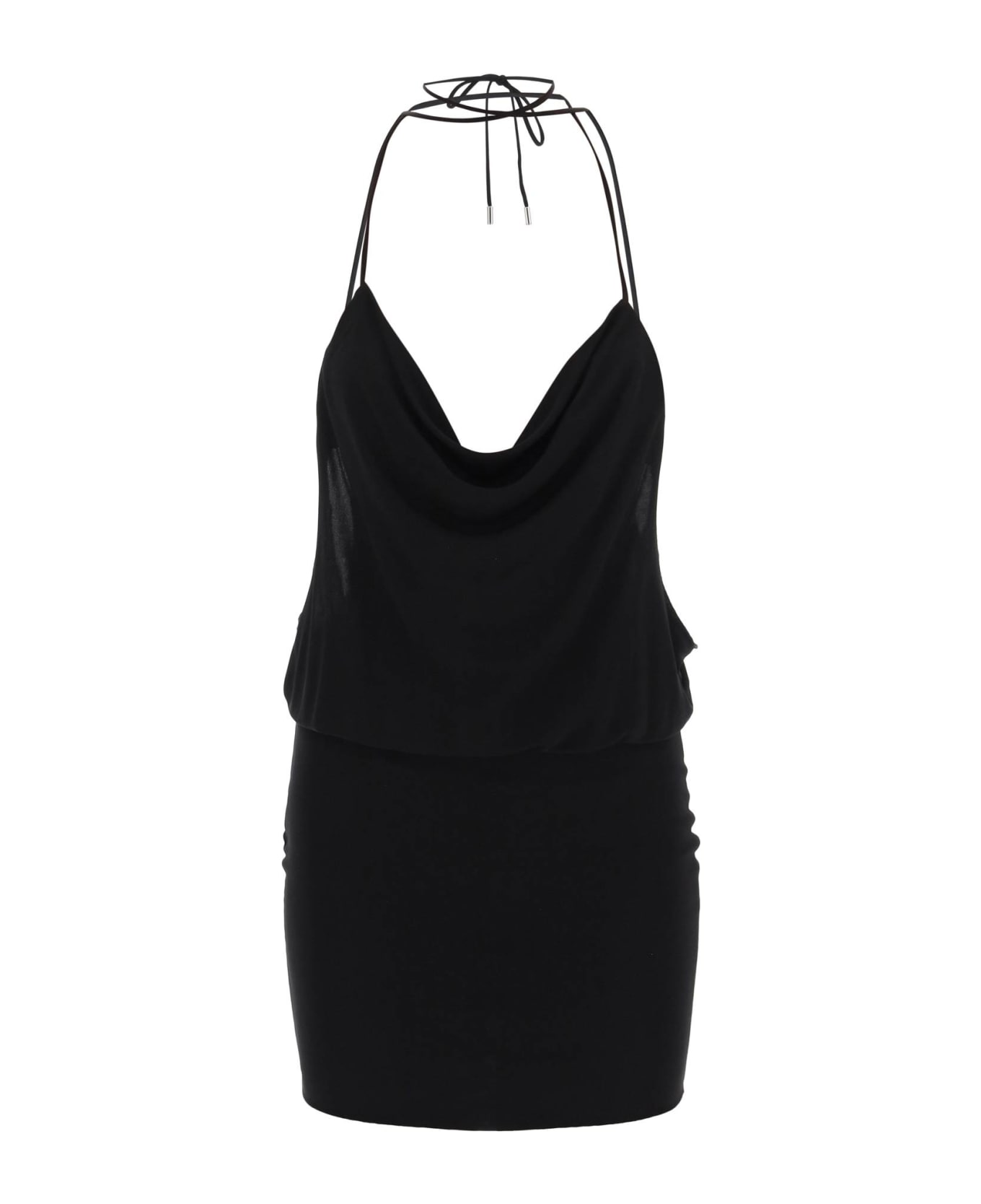 Dsquared2 Viscose Jersey Mini Dress - BLACK (Black)
