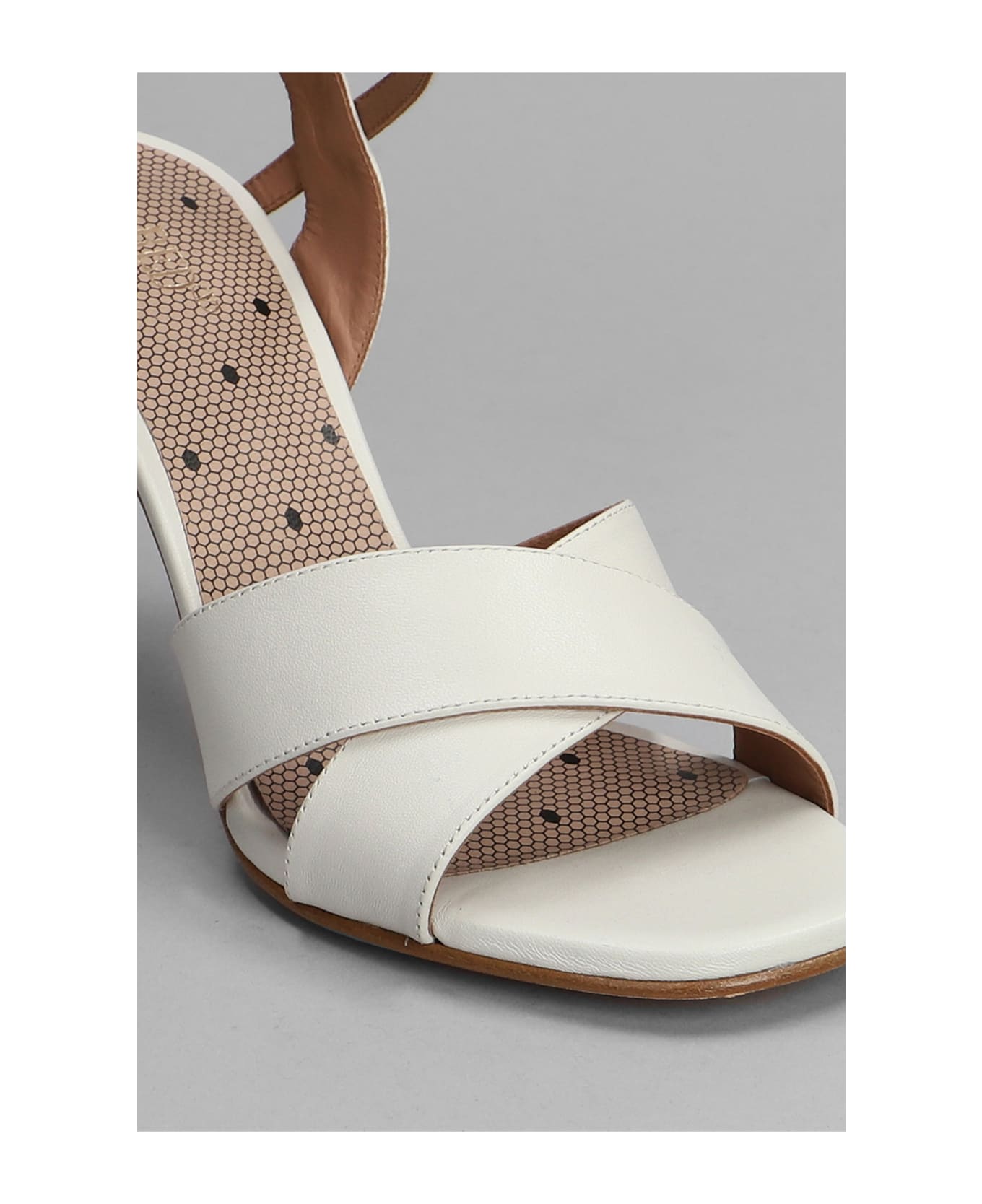 RED Valentino Sandals In White Leather - white