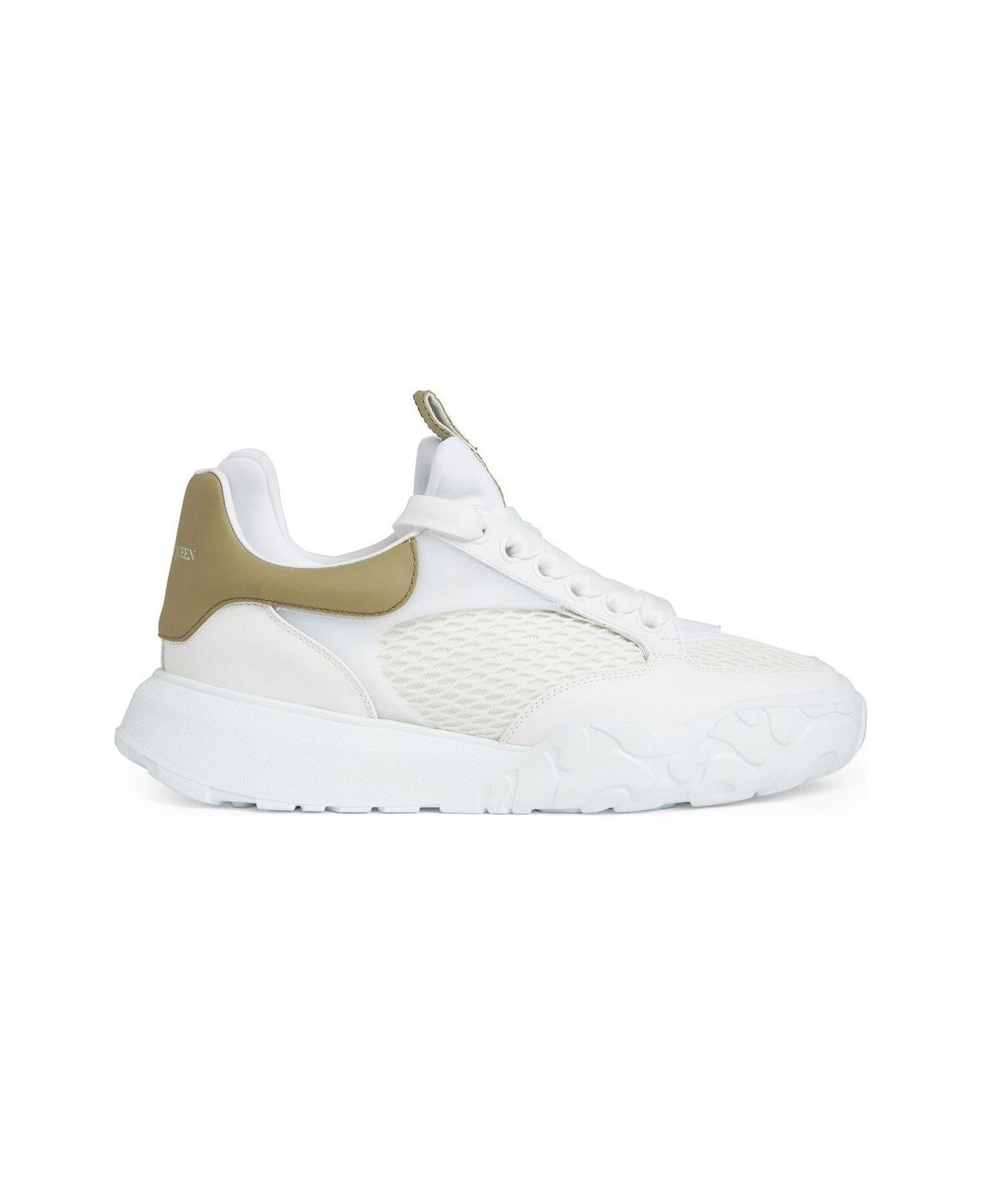 Alexander McQueen Panelled Chunky Lace-up Sneakers - WH/PA.KH/WHI/SIL