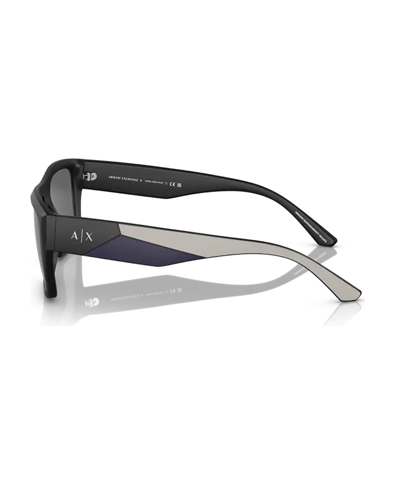 Armani Exchange Ax4124su Matte Black Sunglasses - Matte Black サングラス
