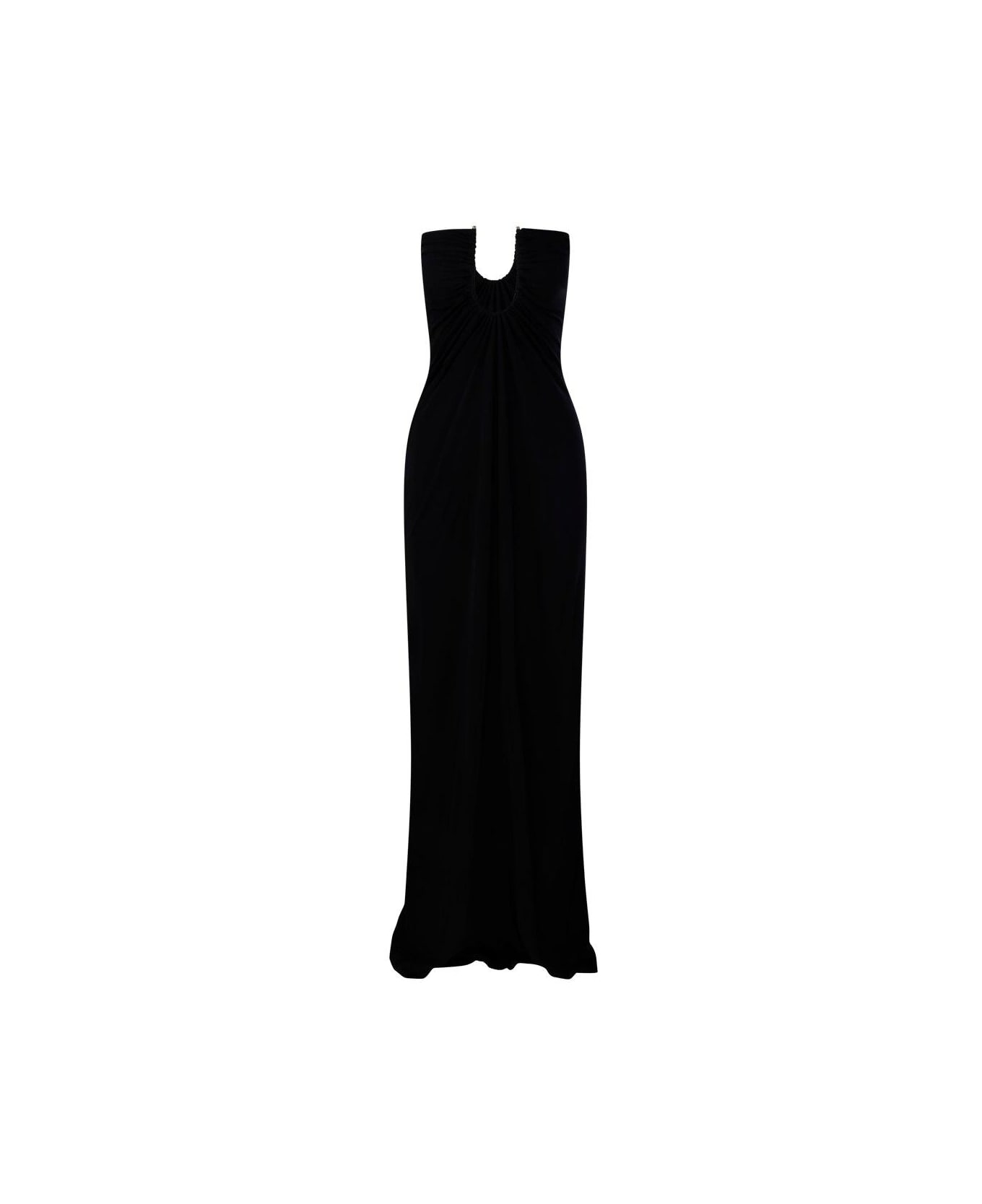 Christopher Esber Ruched Strapless Dress - BLACK