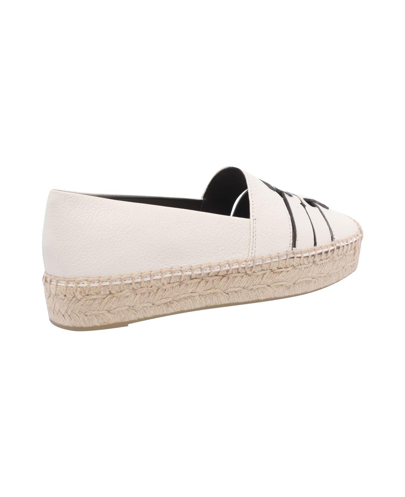 Tory Burch Ines Plateau Espadrilles - White