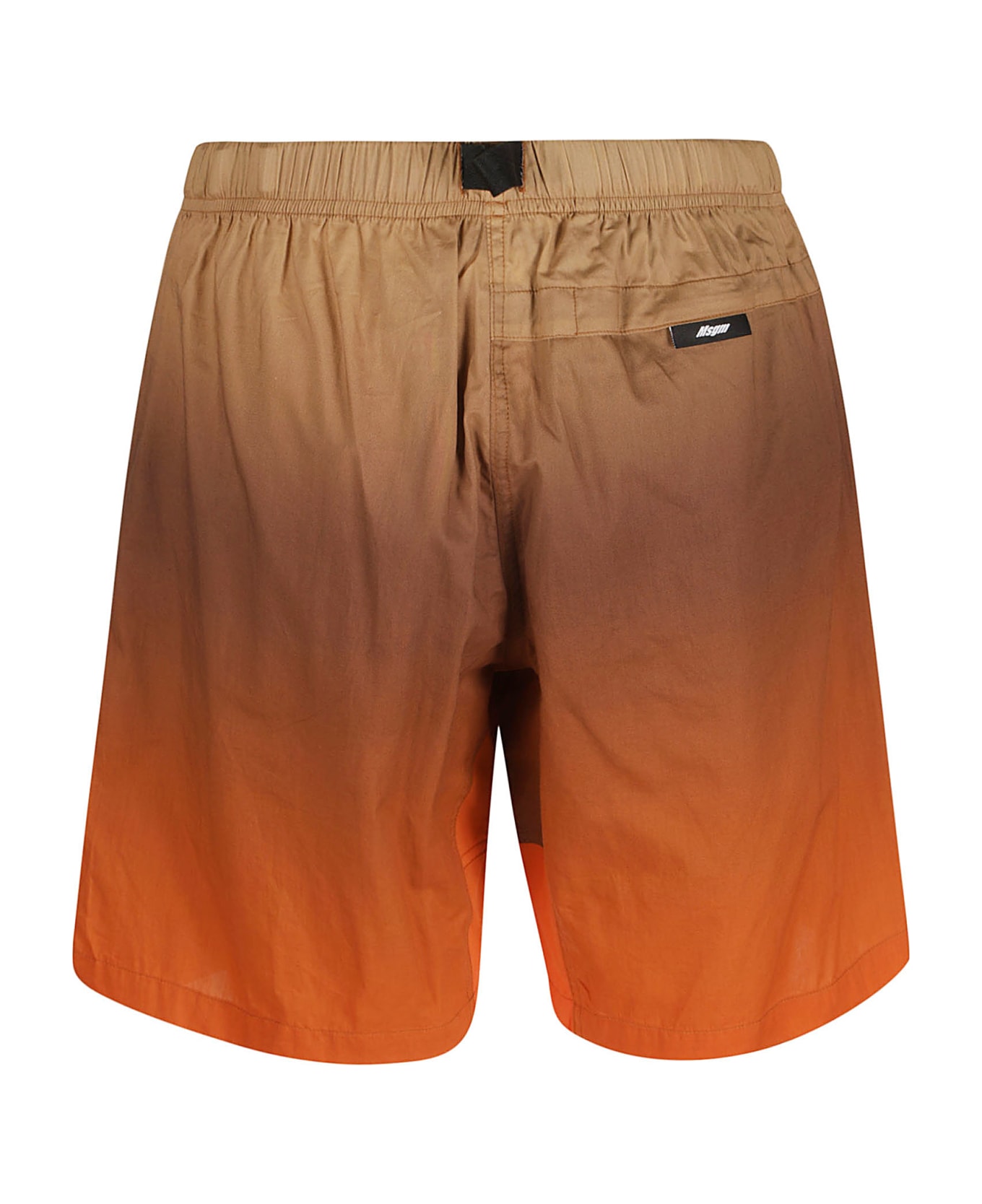 MSGM Strapped Shorts - Beige/Orange ショートパンツ