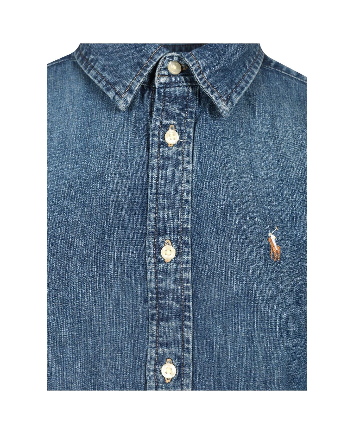 Ralph Lauren Denim Shirt - BLUE