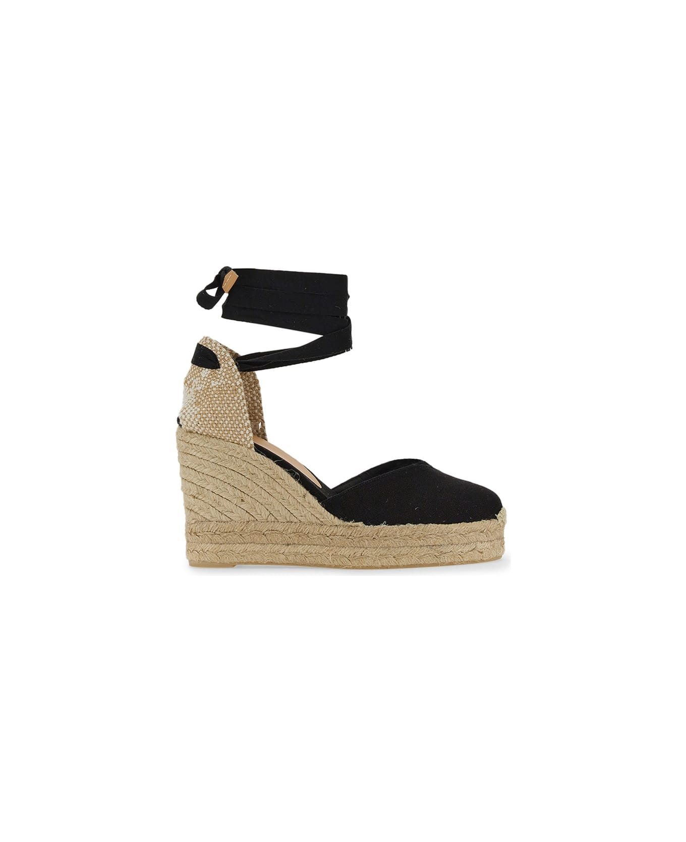 Castañer Espadrilles "clear" With Wedge - BLACK
