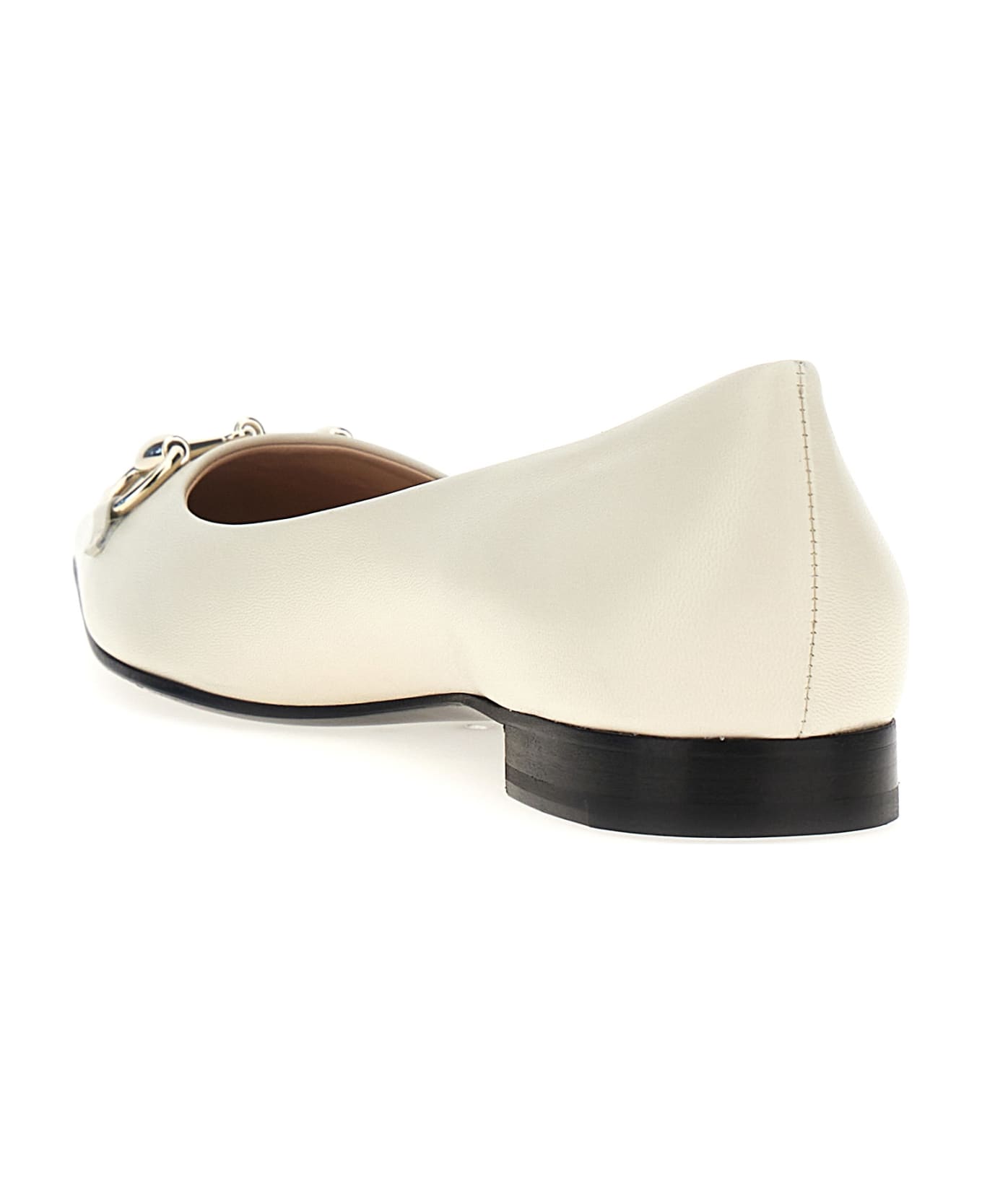 Gucci 'morsetto' Ballet Flats - White