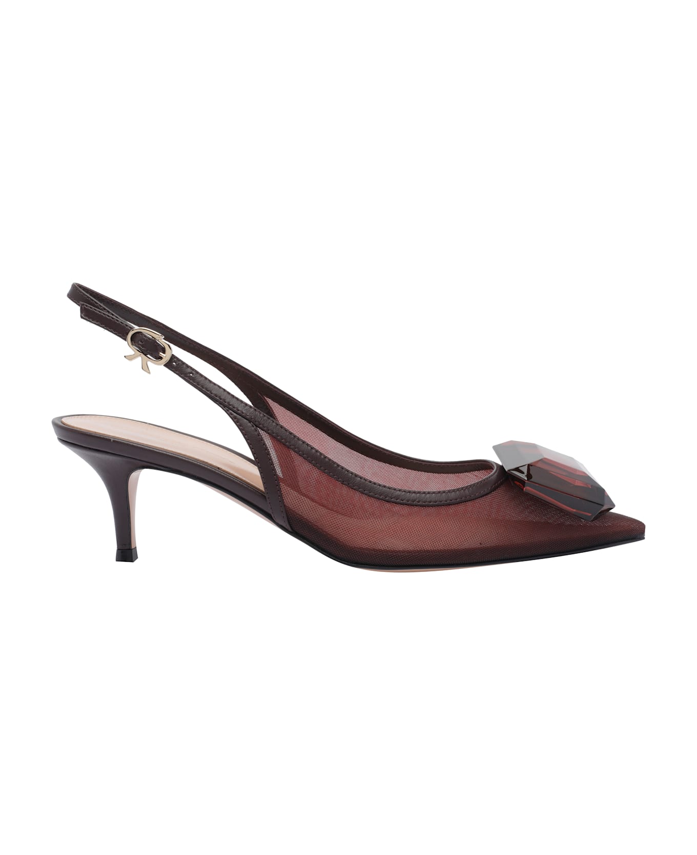 Gianvito Rossi Jaipur Slingback - Red