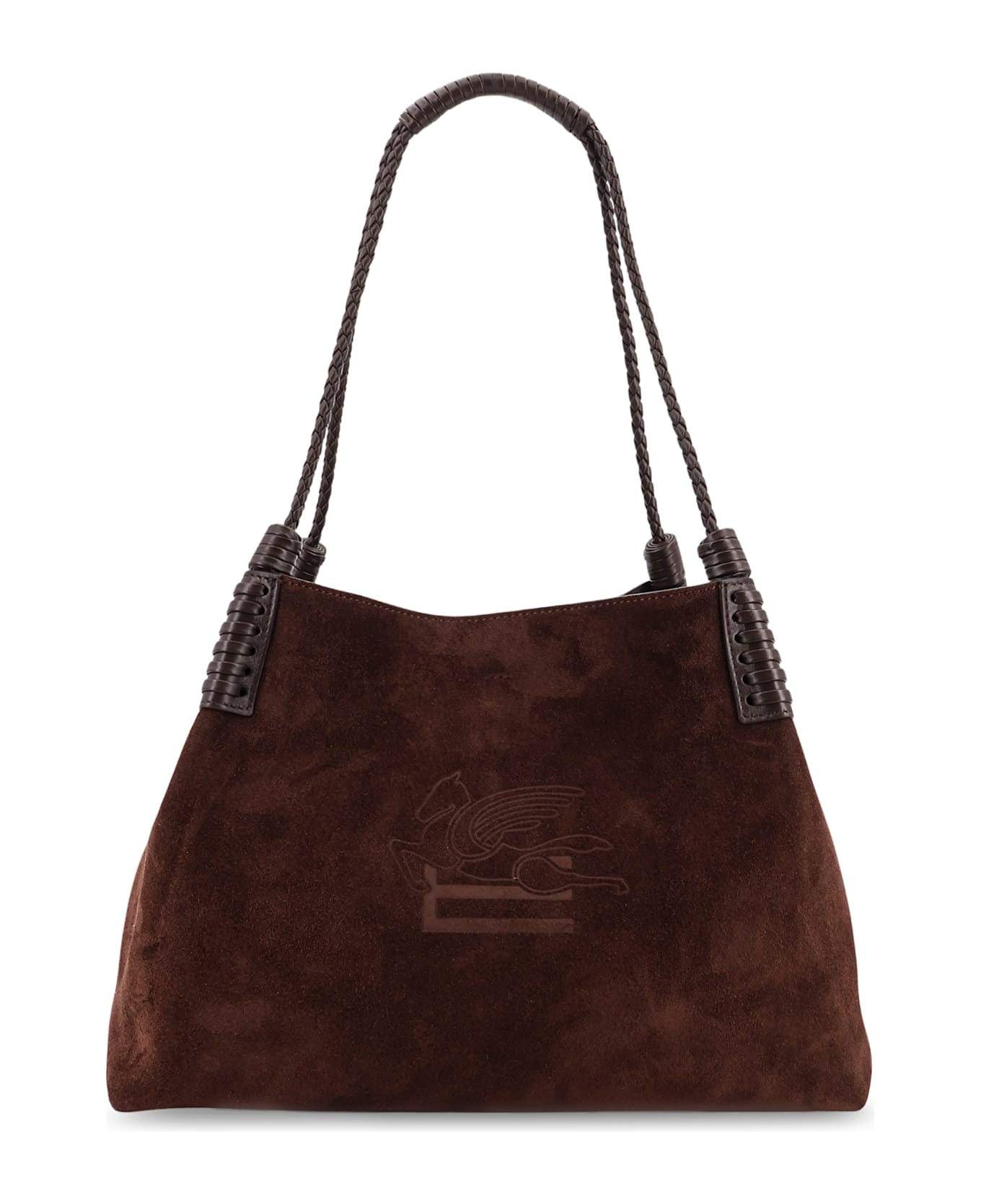 Etro Libra S Arnica Suede Shopping Bag - Black