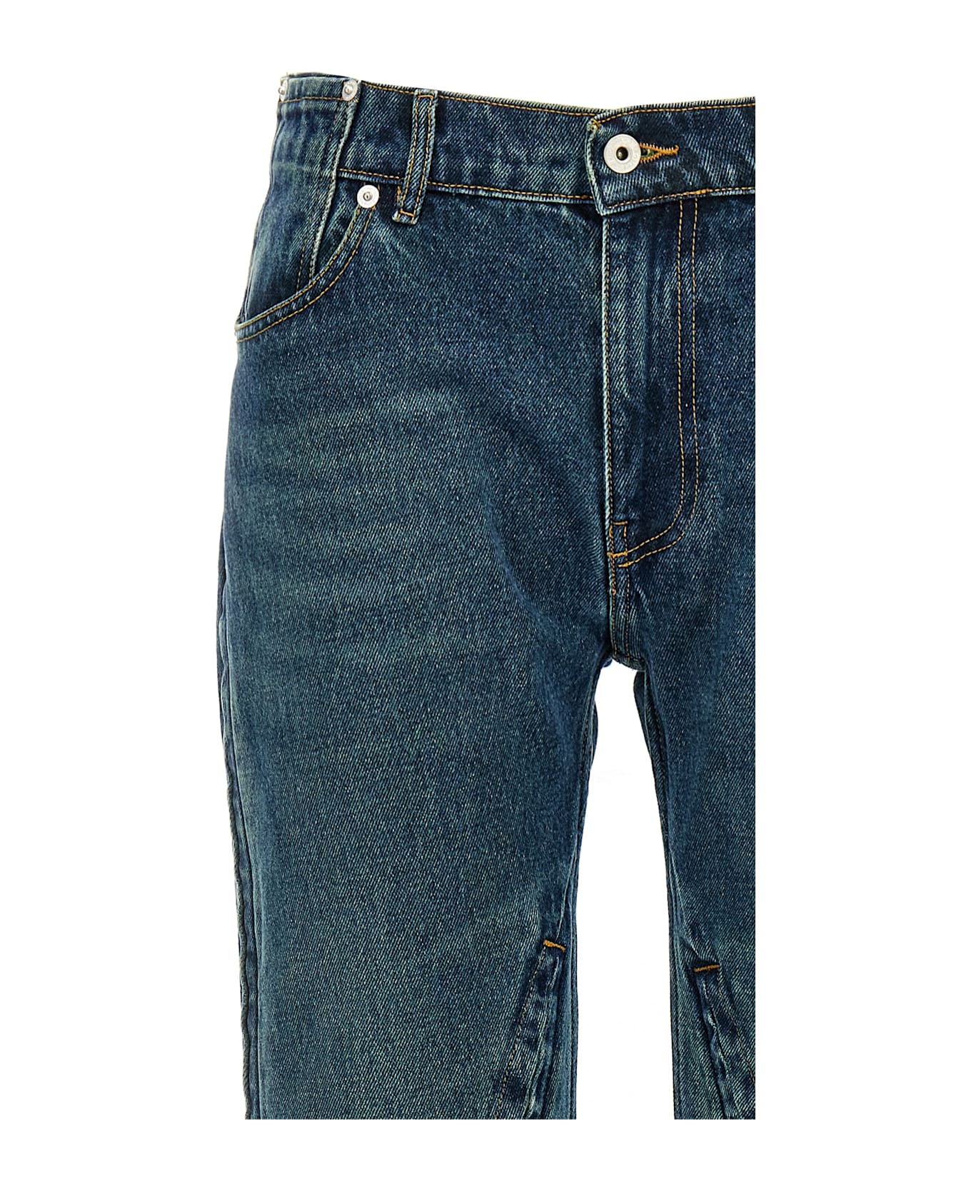 デニム・ジーパン Y PROJECT 'Evergreen Hook and Eye' jeans Y/Project Hook And Eye Jeans | Blue | FARFETCH