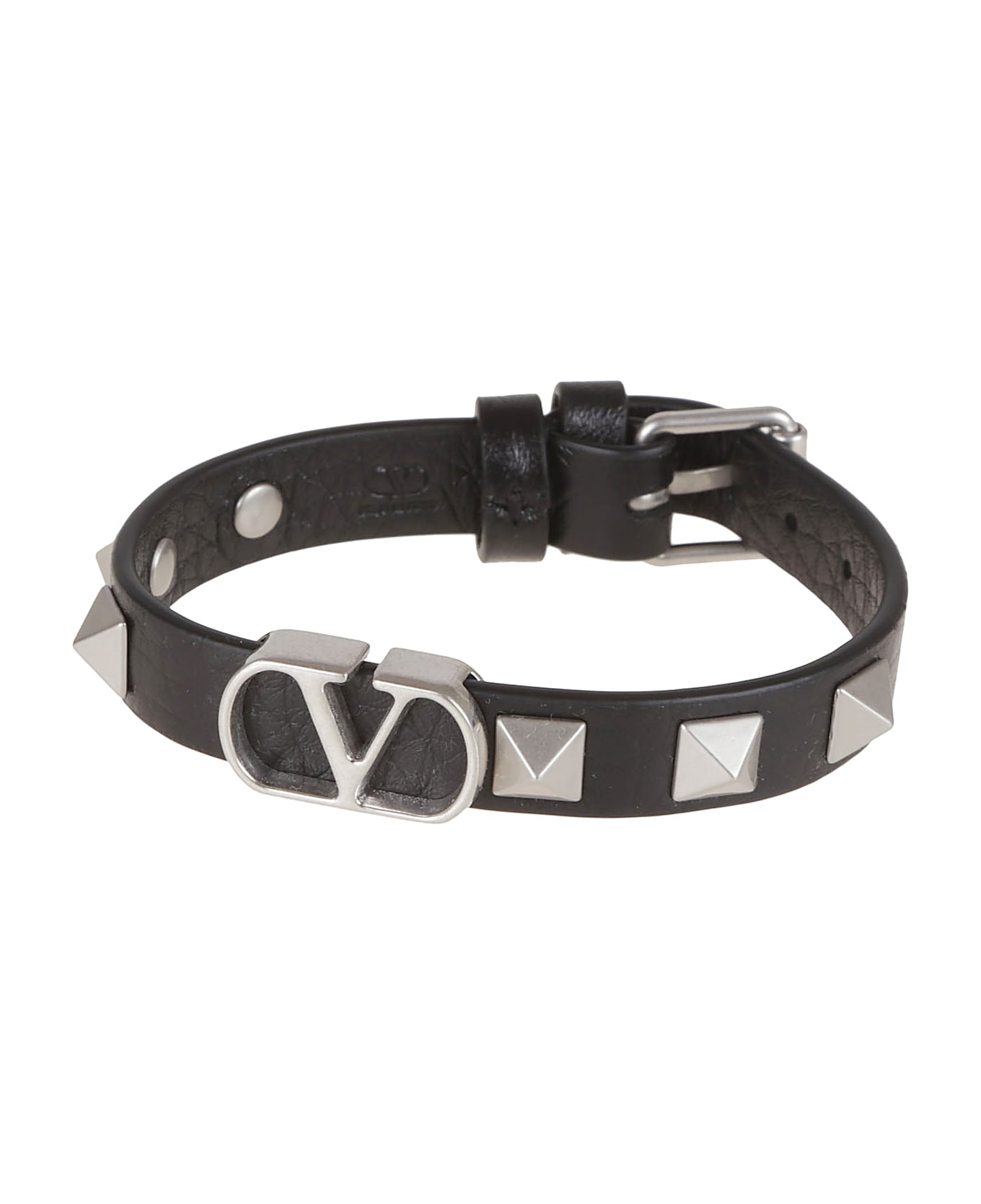 Valentino Garavani Leather Bracelet - No Nero