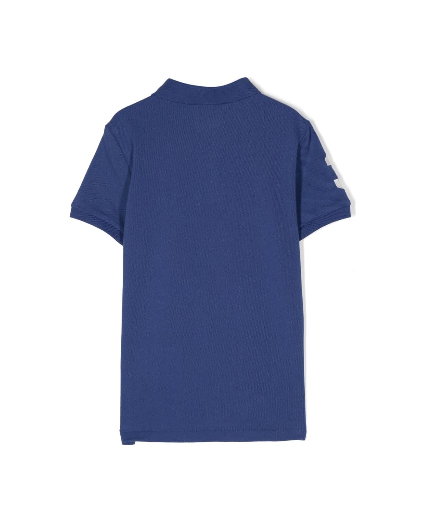 Ralph Lauren Cobalt Blue Polo Shirt With Pony Motif - Blue