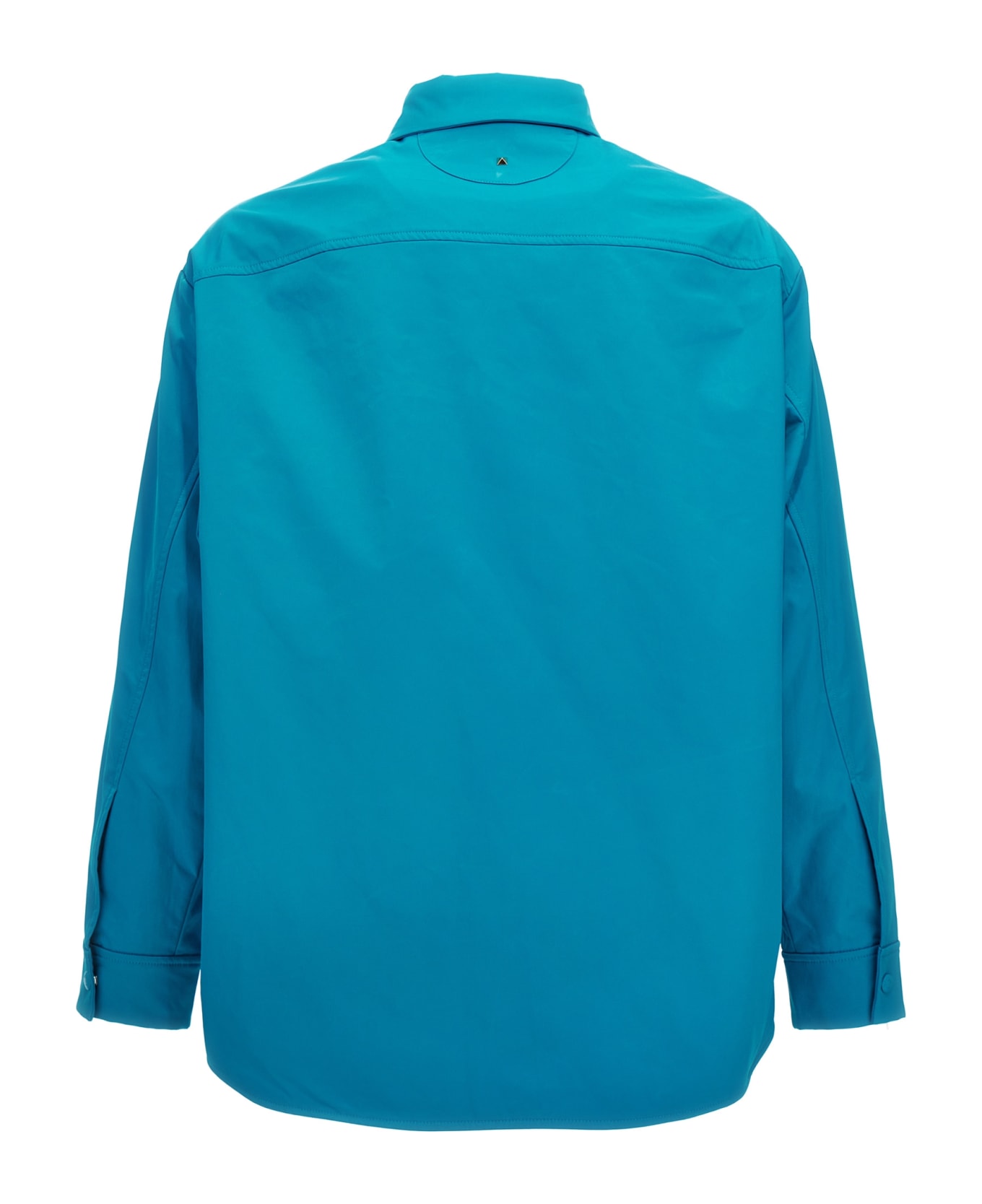 Valentino Garavani Valentino Nylon Shirt Jacket - Light Blue