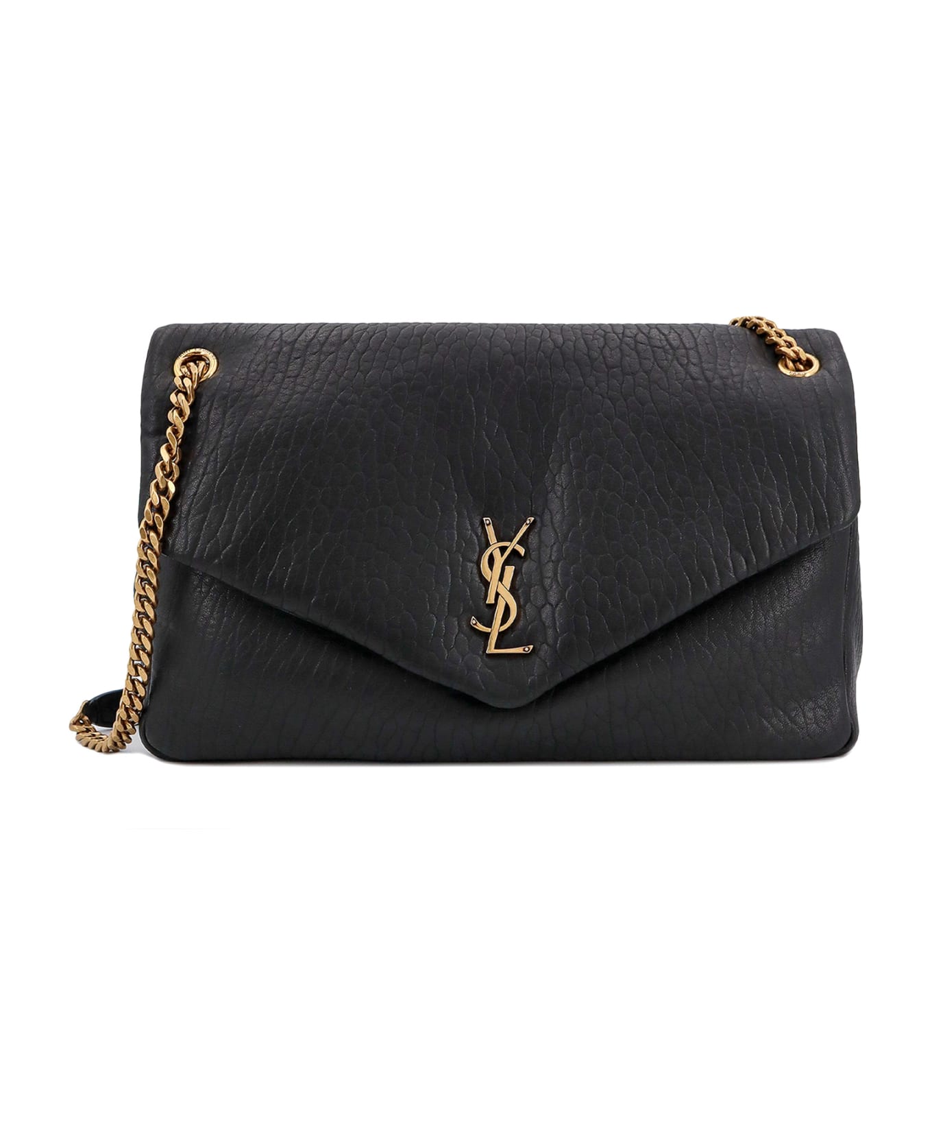 Saint Laurent Calypso Shoulder Bag - BLACK