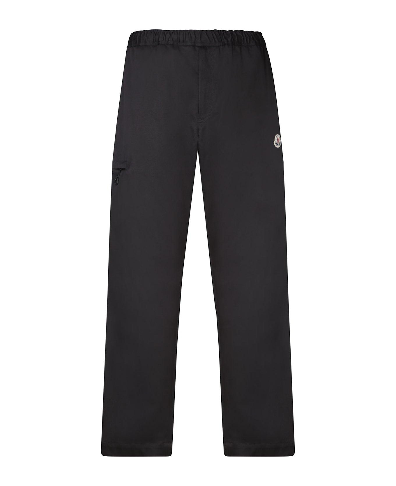 Moncler Logo Embroidered Straight Leg Trousers