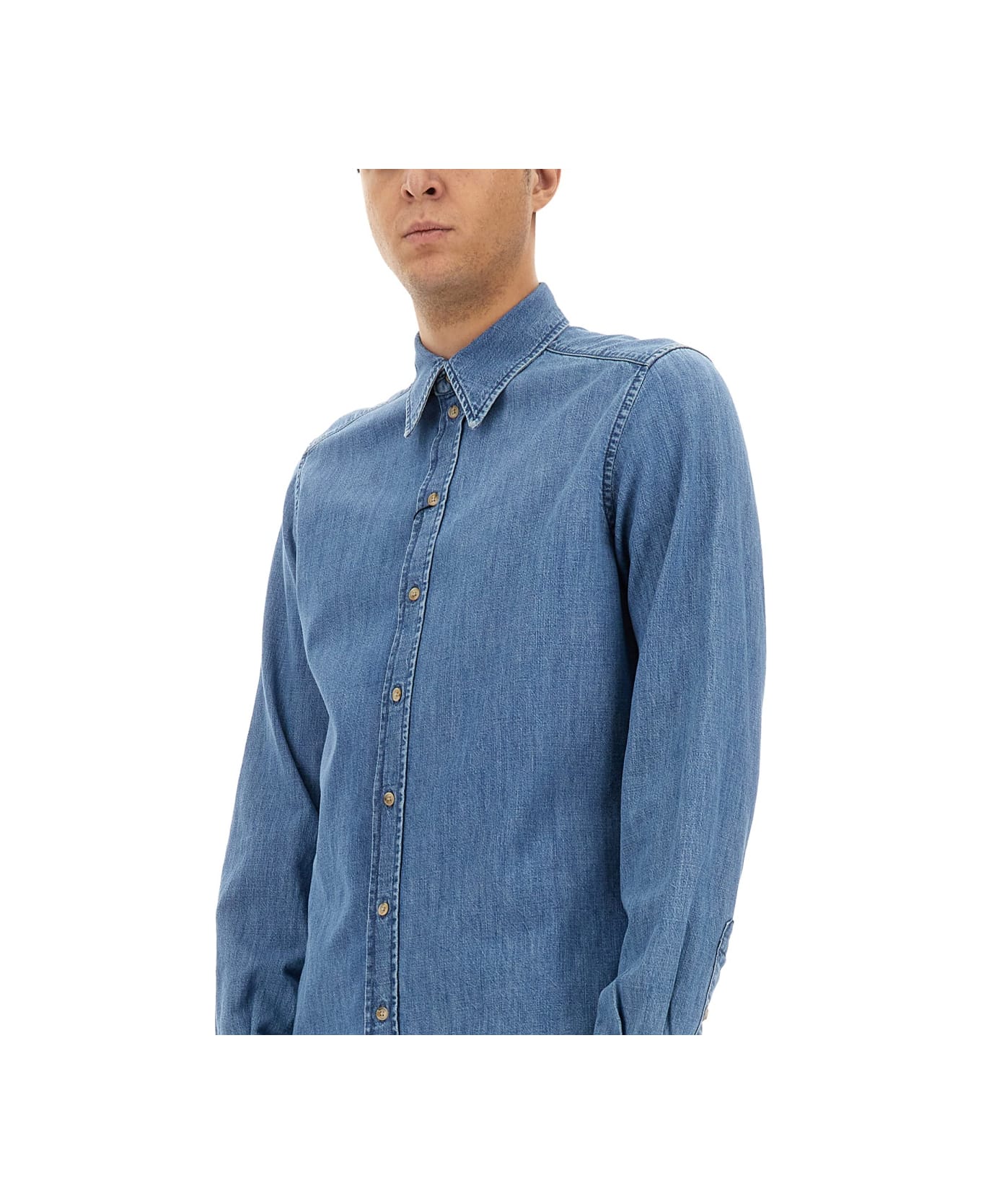 Dolce 
Gabbana Cotton Shirt - DENIM