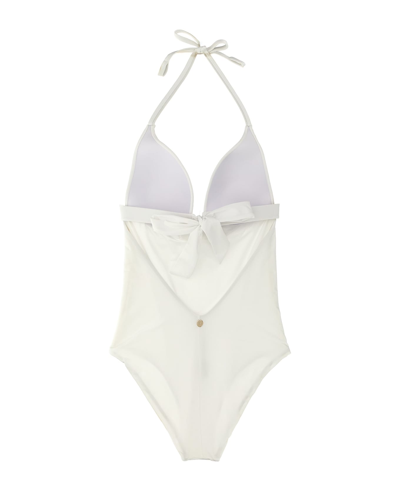 Max Mara 'cecilia' One-piece Swimsuit - White ブラジャー