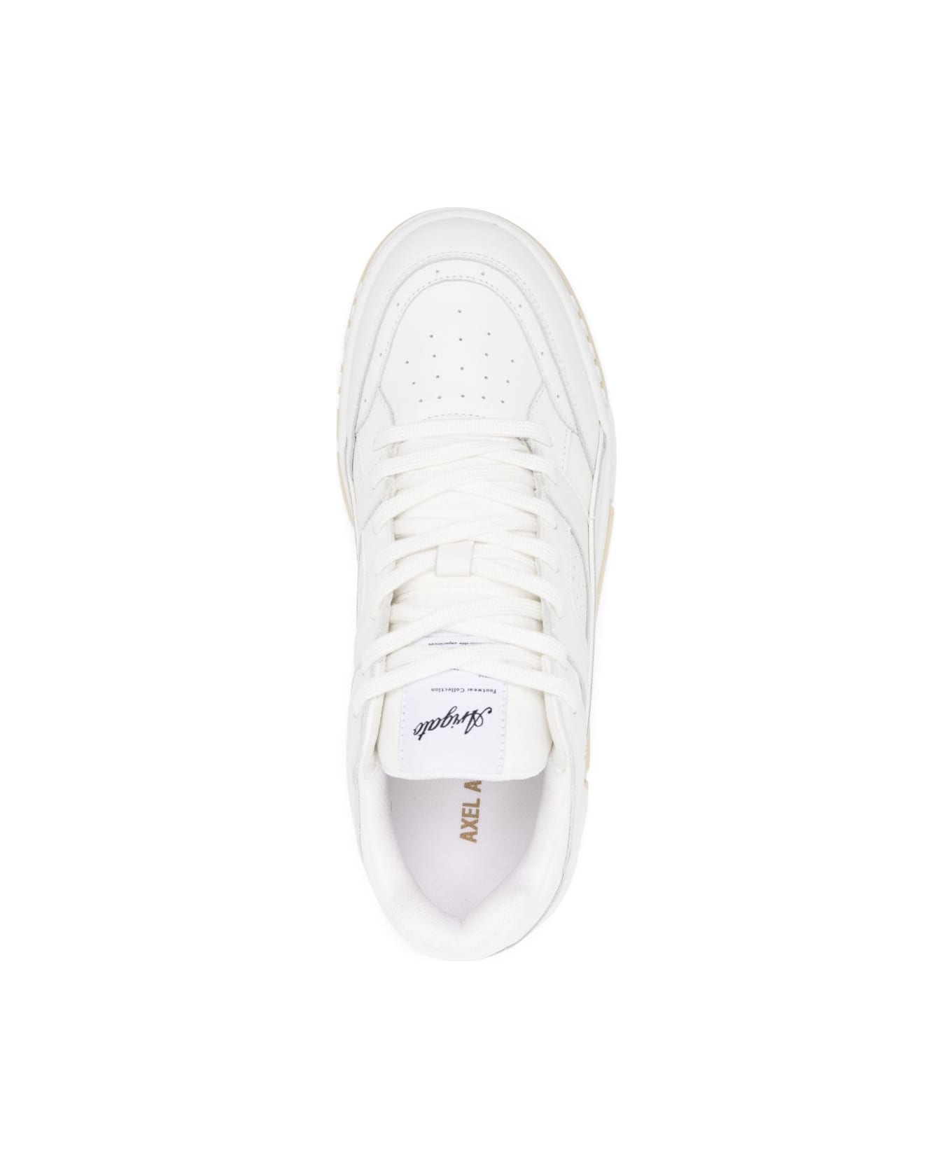 Axel Arigato Ivory Calfskin Sneakers - White
