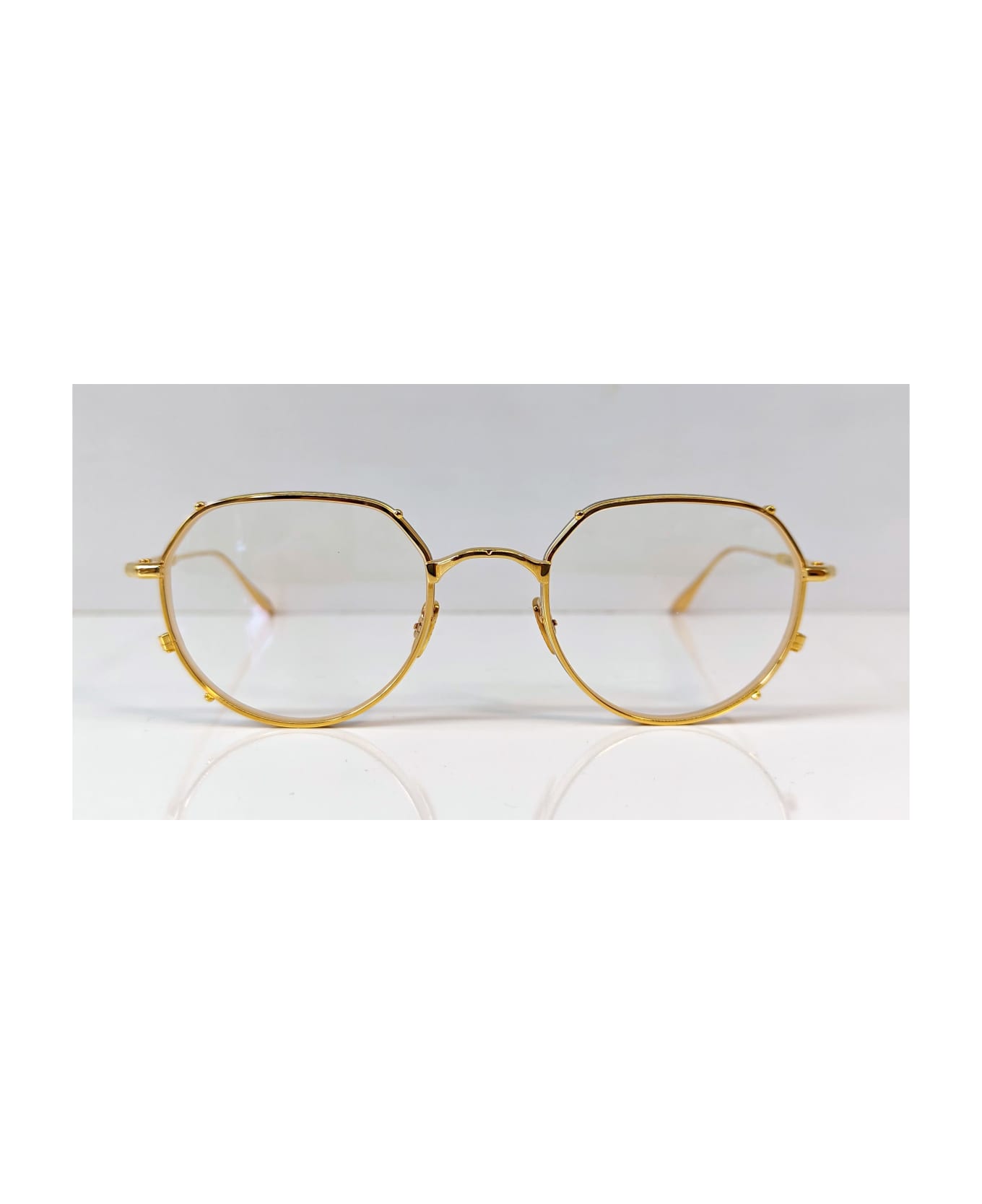 Jacques Marie Mage Hartana - Gold 2 Rx Glasses - gold/silver アイウェア