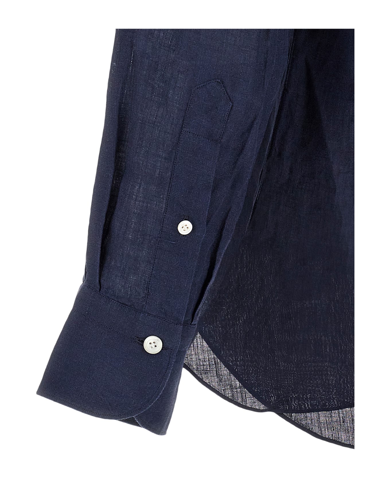 Finamore 'gaeta' Shirt - Blue