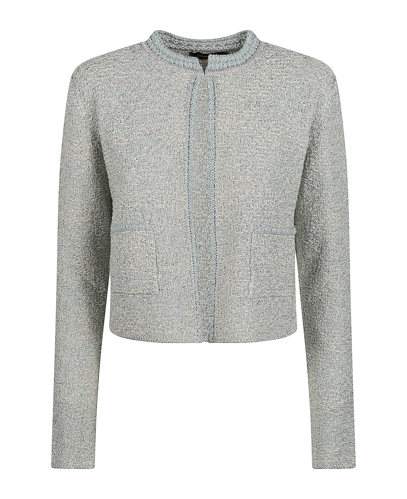 Fabiana Filippi Open Cropped Cardigan - GREEN