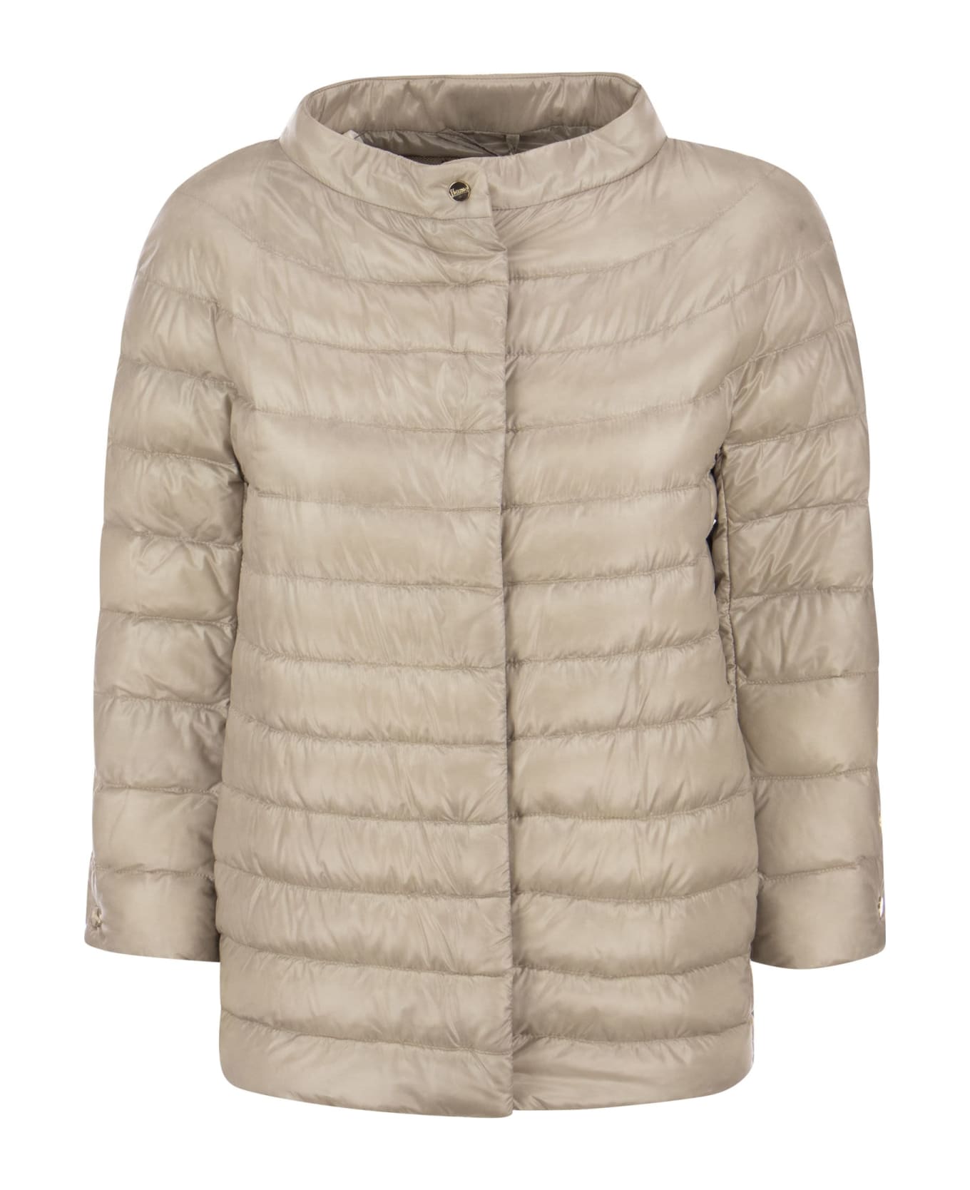 Herno Quilted Puffer Jacket - Light Beige
