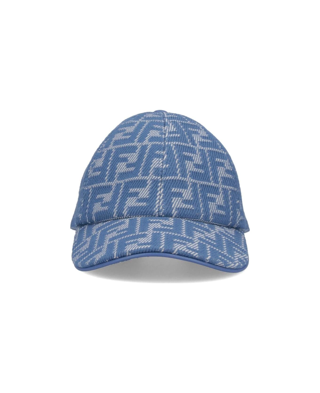 Fendi 'ff' Baseball Cap - Blue