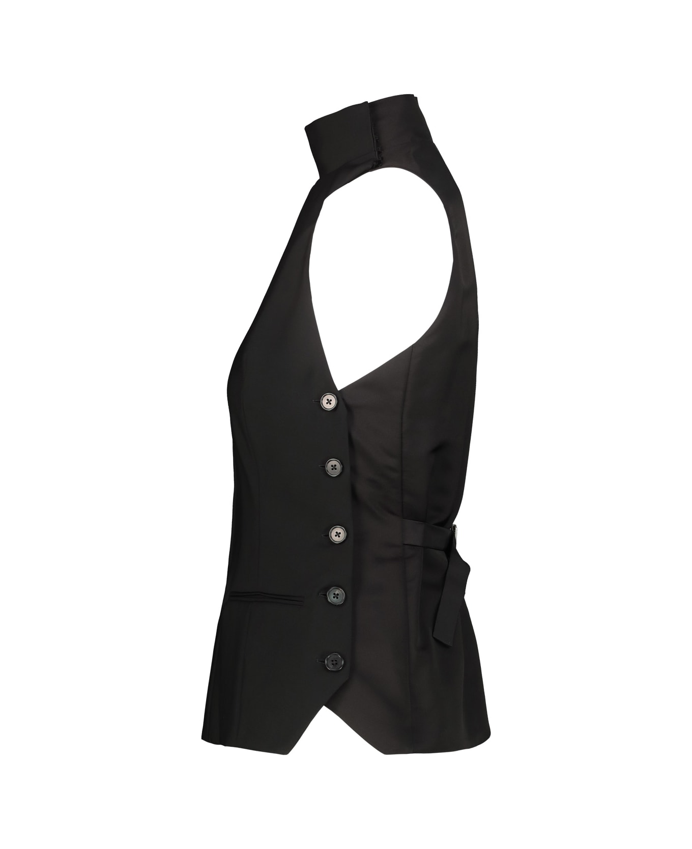 The Row Corine Top - Blk Black