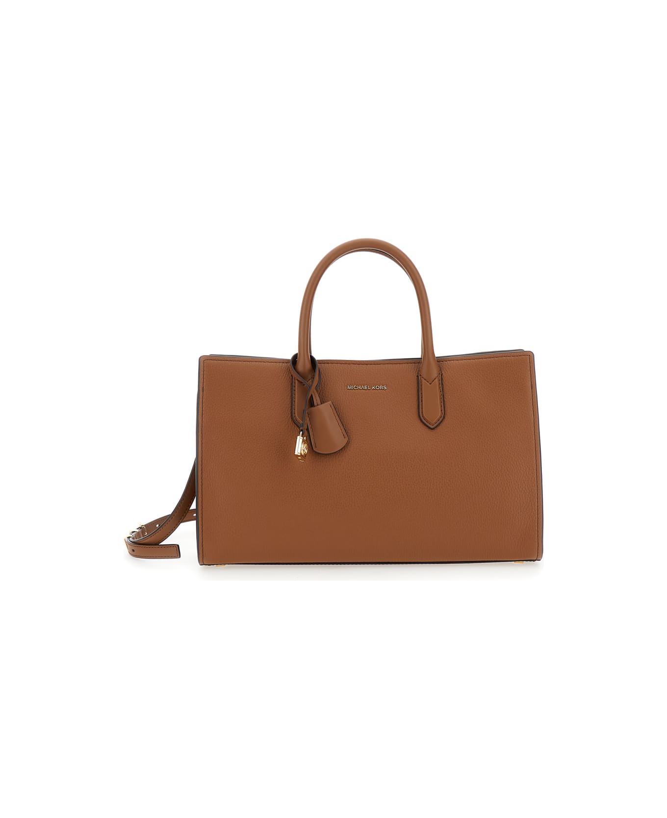 MICHAEL Michael Kors Scarlett Medium Satchel Bag - Brown トートバッグ