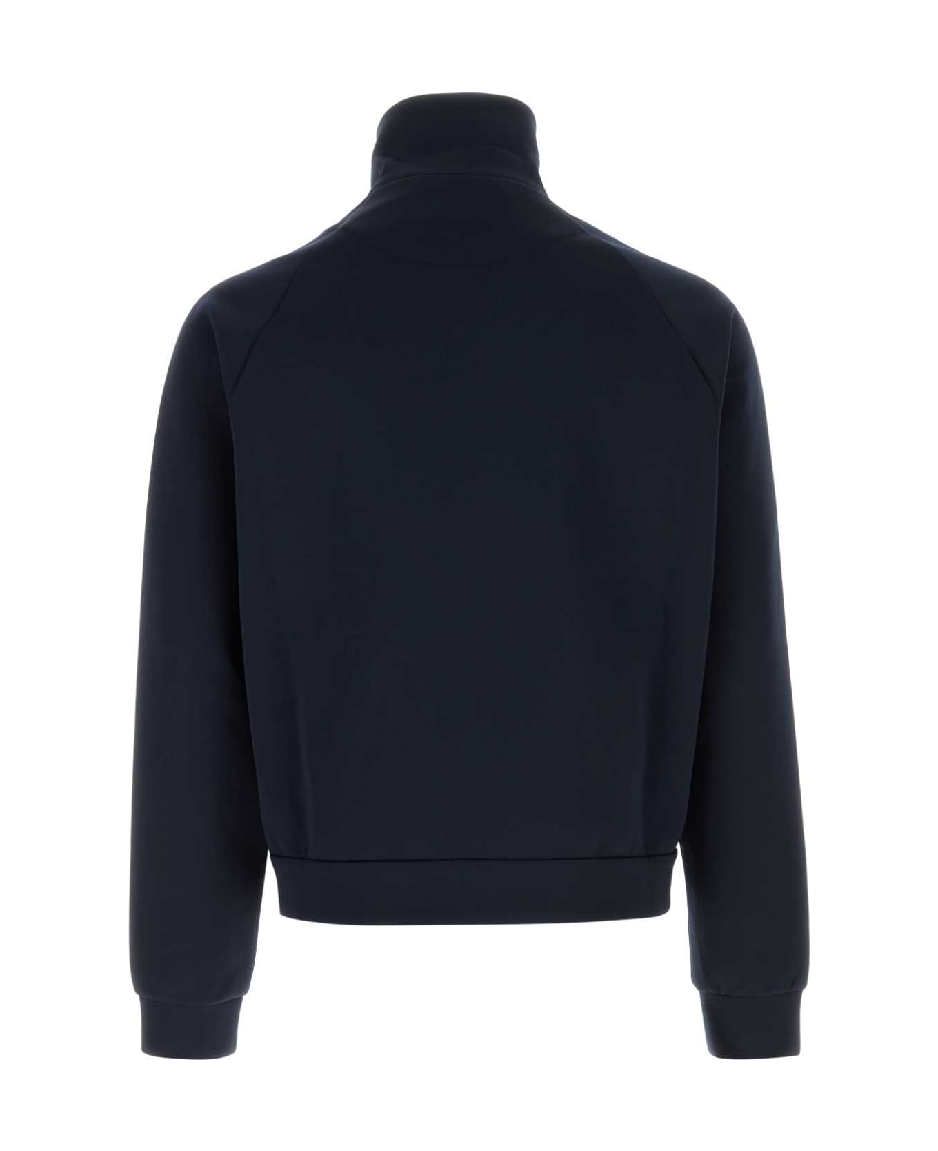 Prada Navy Blue Tech Fabric Sweatshirt - BLU