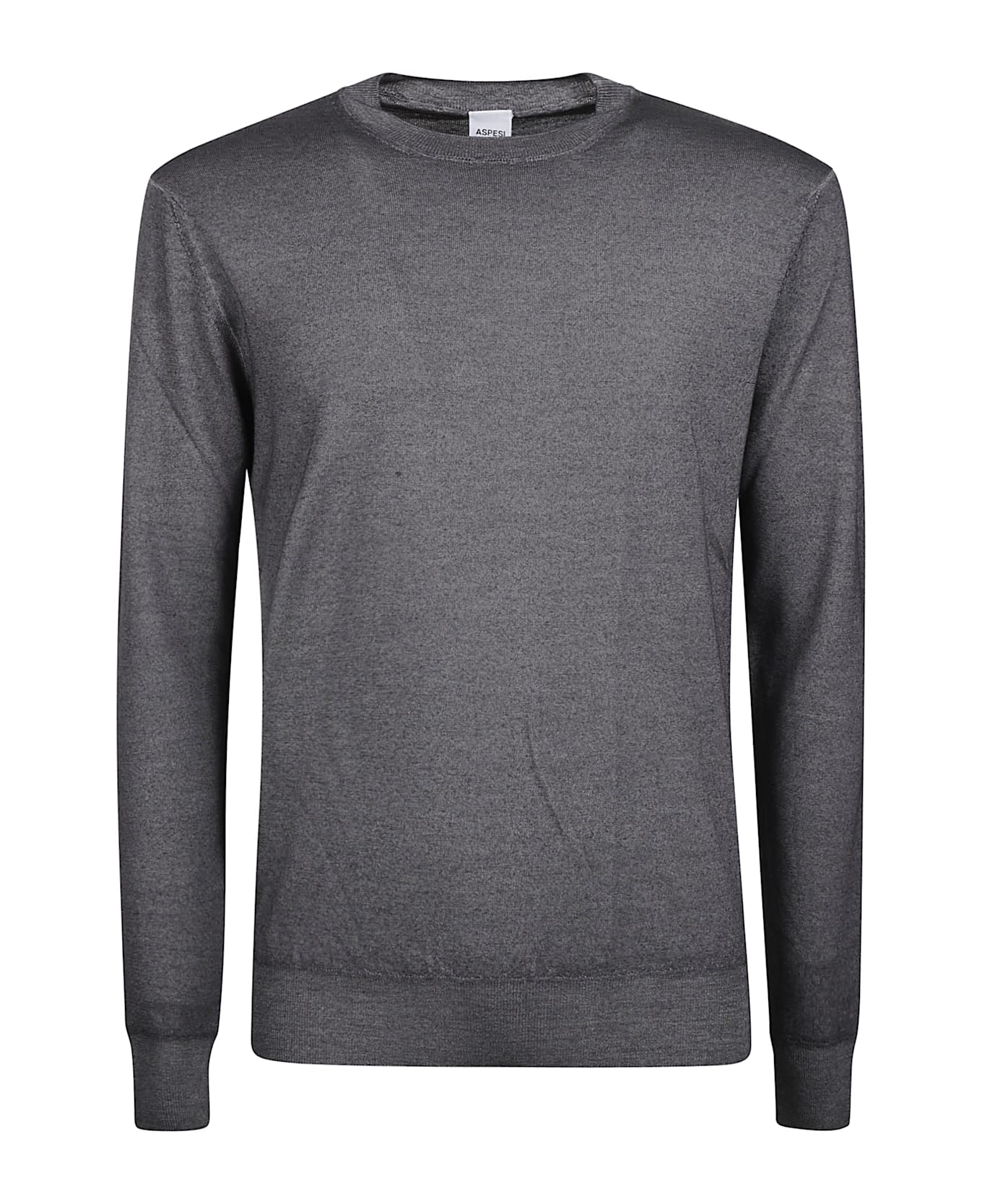 Aspesi Round Neck Jumper - Anthracite