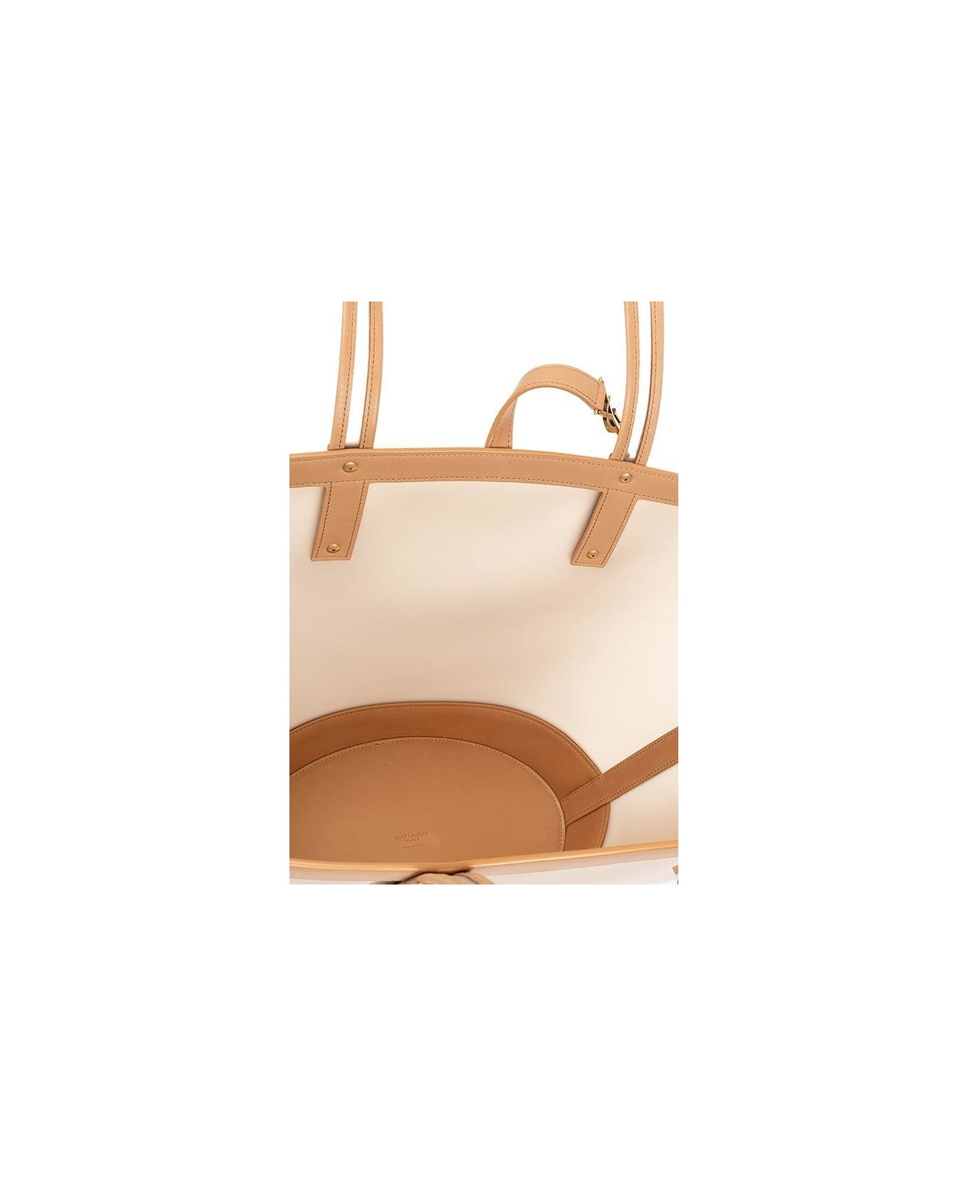 Saint Laurent Panier Medium Shopping Bag - BEIGE