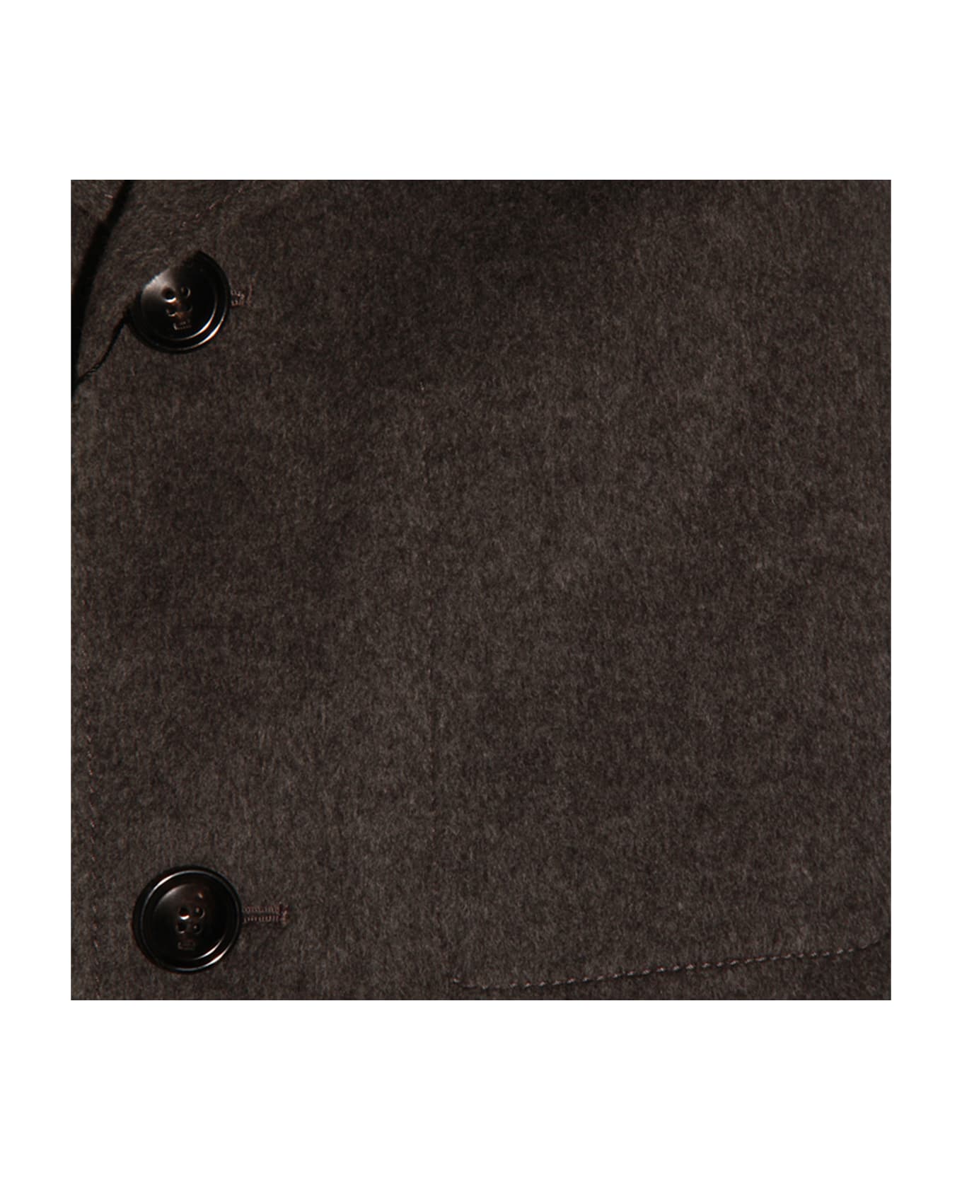 Ami Alexandre Mattiussi Grey Wool Coat - Grey