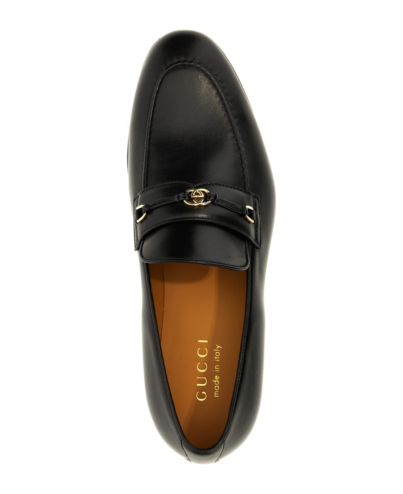 Gucci 'incrocio Gg' Loafers - Black