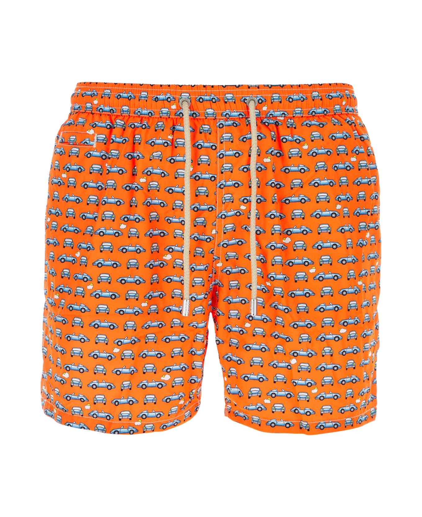 MC2 Saint Barth Printed Polyester Swimming Shorts - 85 水着