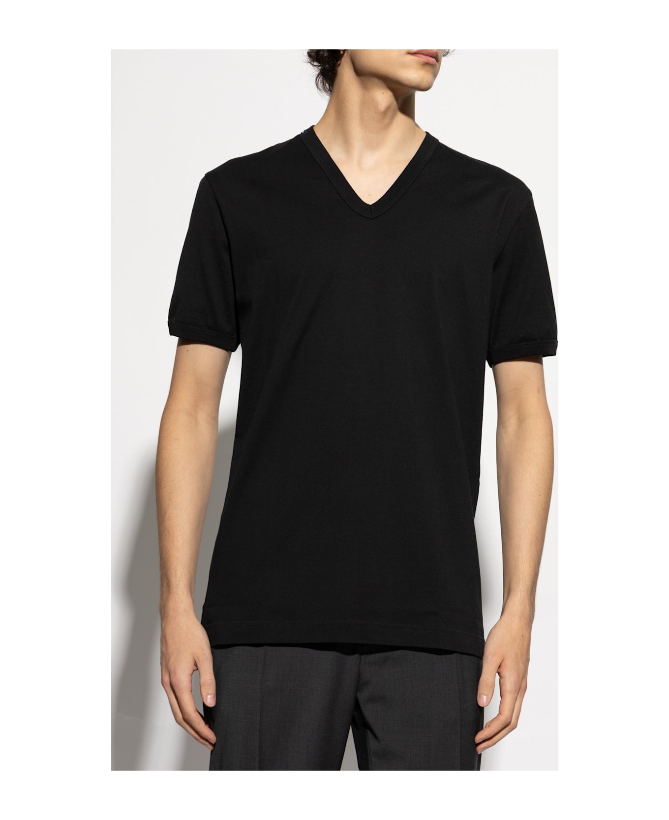 Dolce & Gabbana V-neck T-shirt - Thumbnail 4