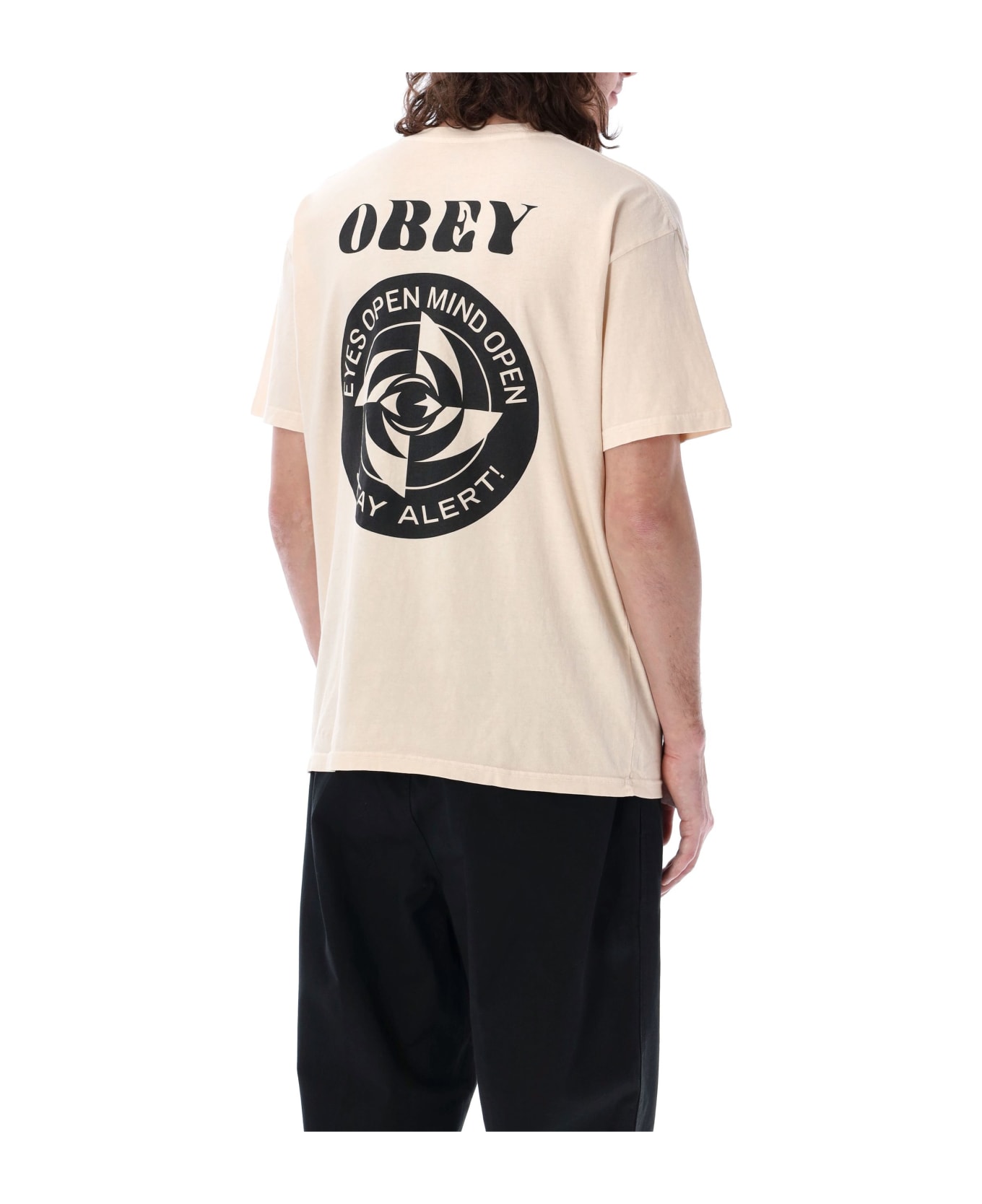 Obey Saty Alert Pigment T-shirt - PIGMENT SAGO シャツ