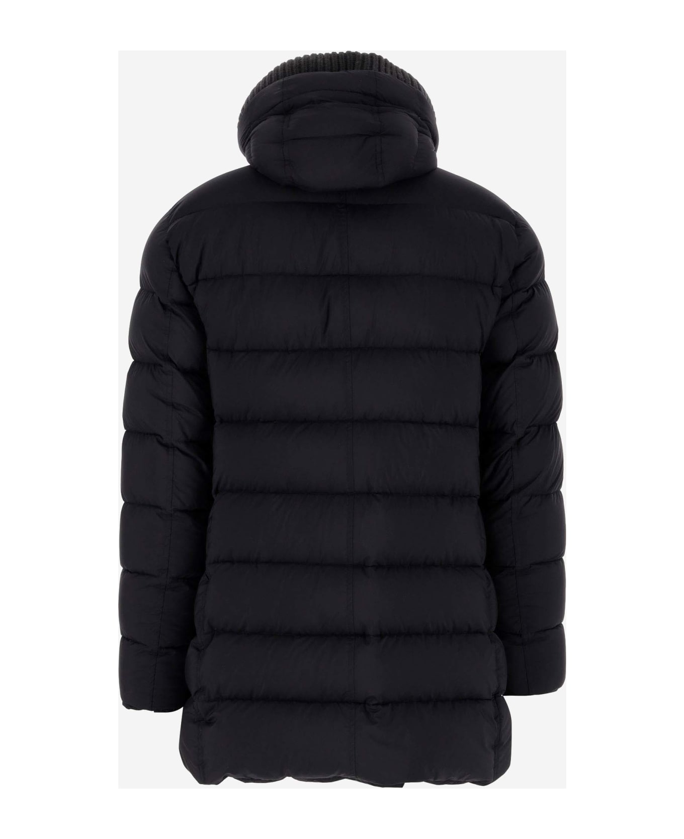 Herno Hooded Down Jacket Herno - BLUE