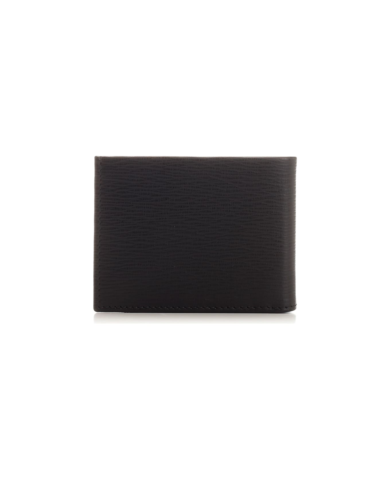 Ferragamo Black Leather Wallet - BLACK