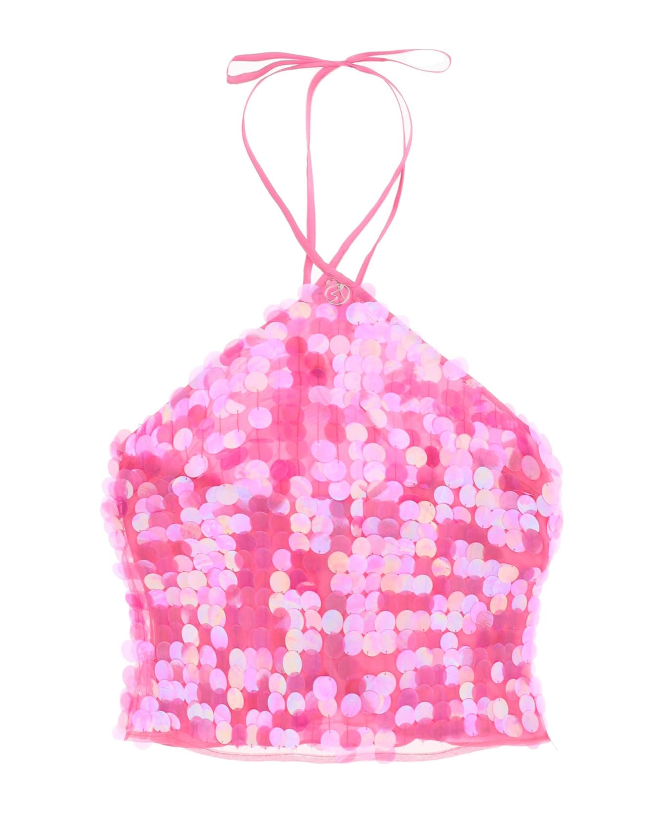 Saks Potts 'anouk' Top With Sequins - PINK SEQUIN (Fuchsia)