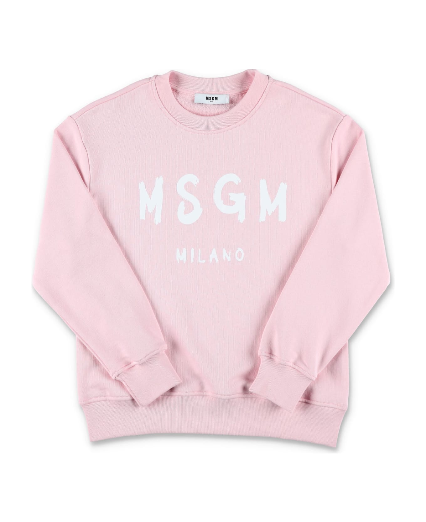 MSGM Logo Sweatshirt - LIGHT PINK ニットウェア＆スウェットシャツ